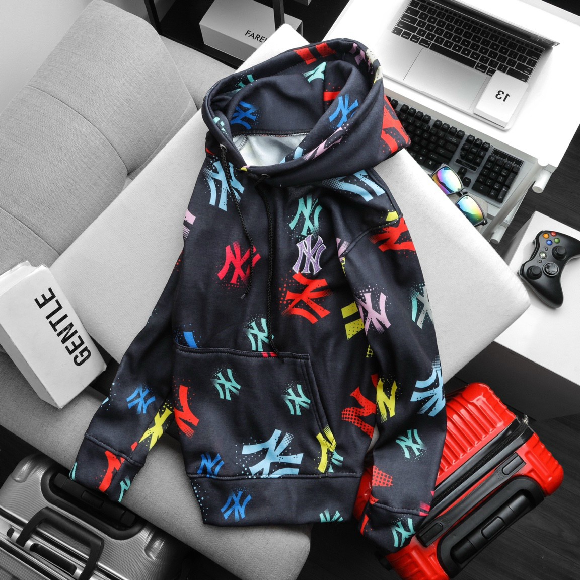 ÁO KHOÁC UNISEX MLB KÈM NÓN 14