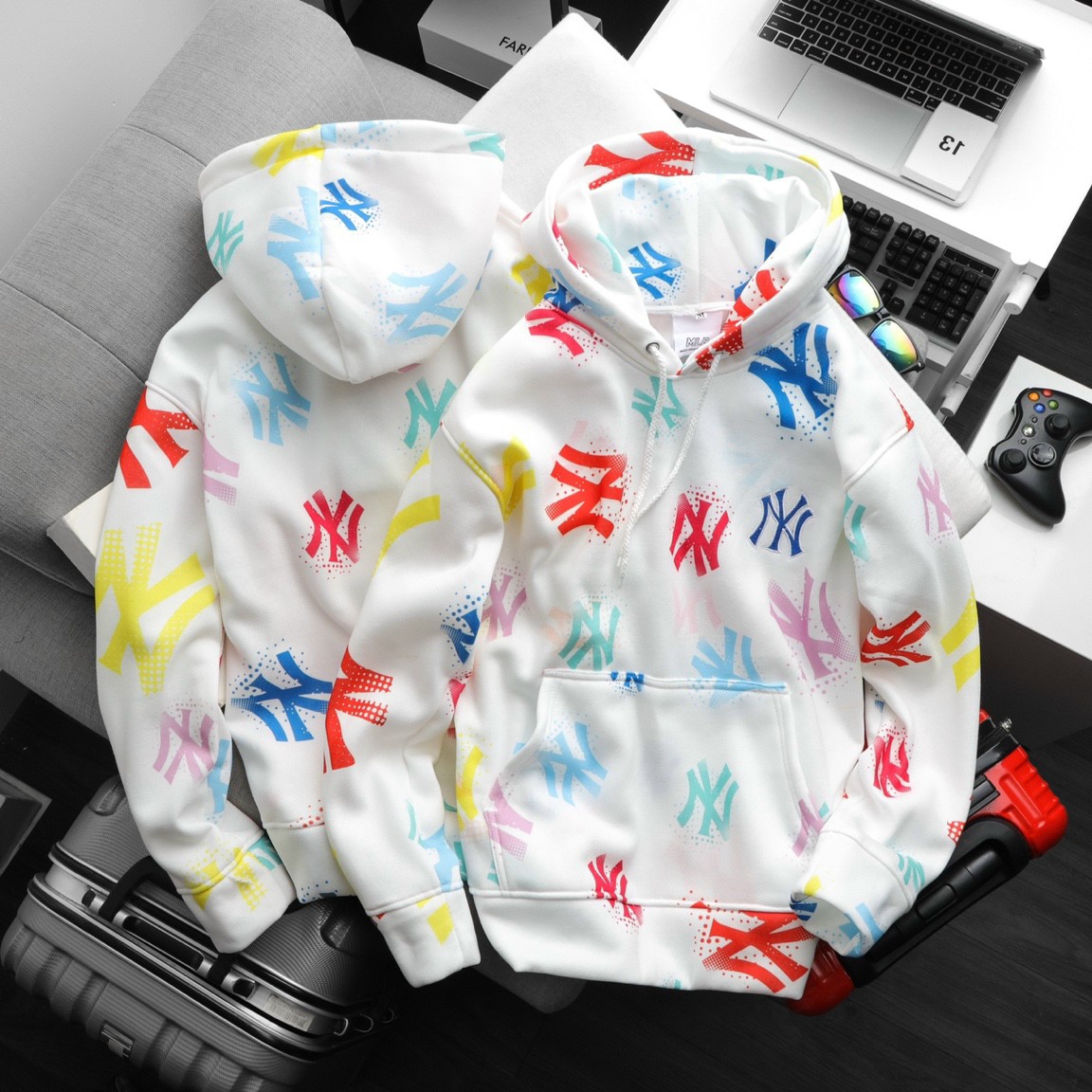 ÁO KHOÁC UNISEX MLB KÈM NÓN 15