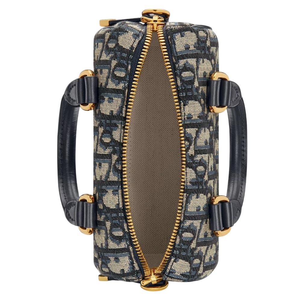 Túi xách Dior Nano Groove 17 Bag Blue Dior Oblique Jacquard 1