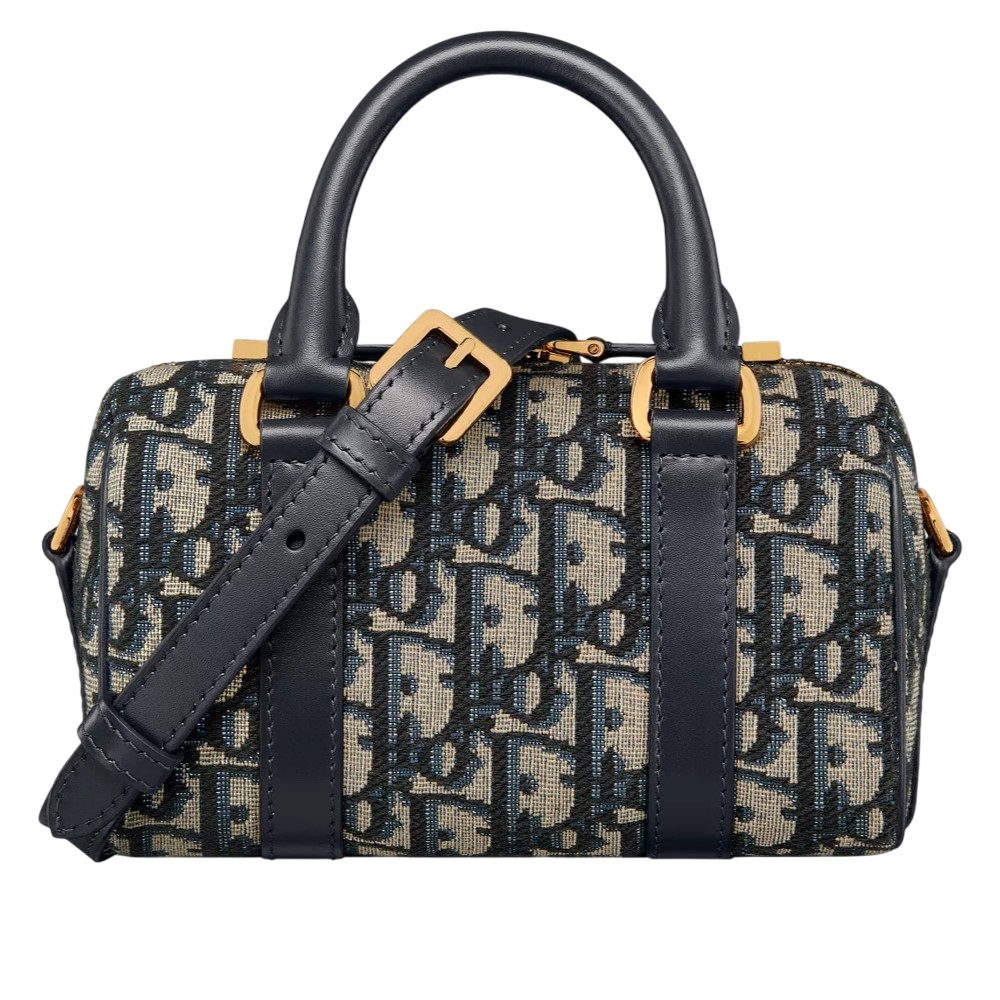 Túi xách Dior Nano Groove 17 Bag Blue Dior Oblique Jacquard 5