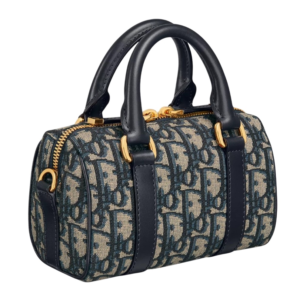 Túi xách Dior Nano Groove 17 Bag Blue Dior Oblique Jacquard 4