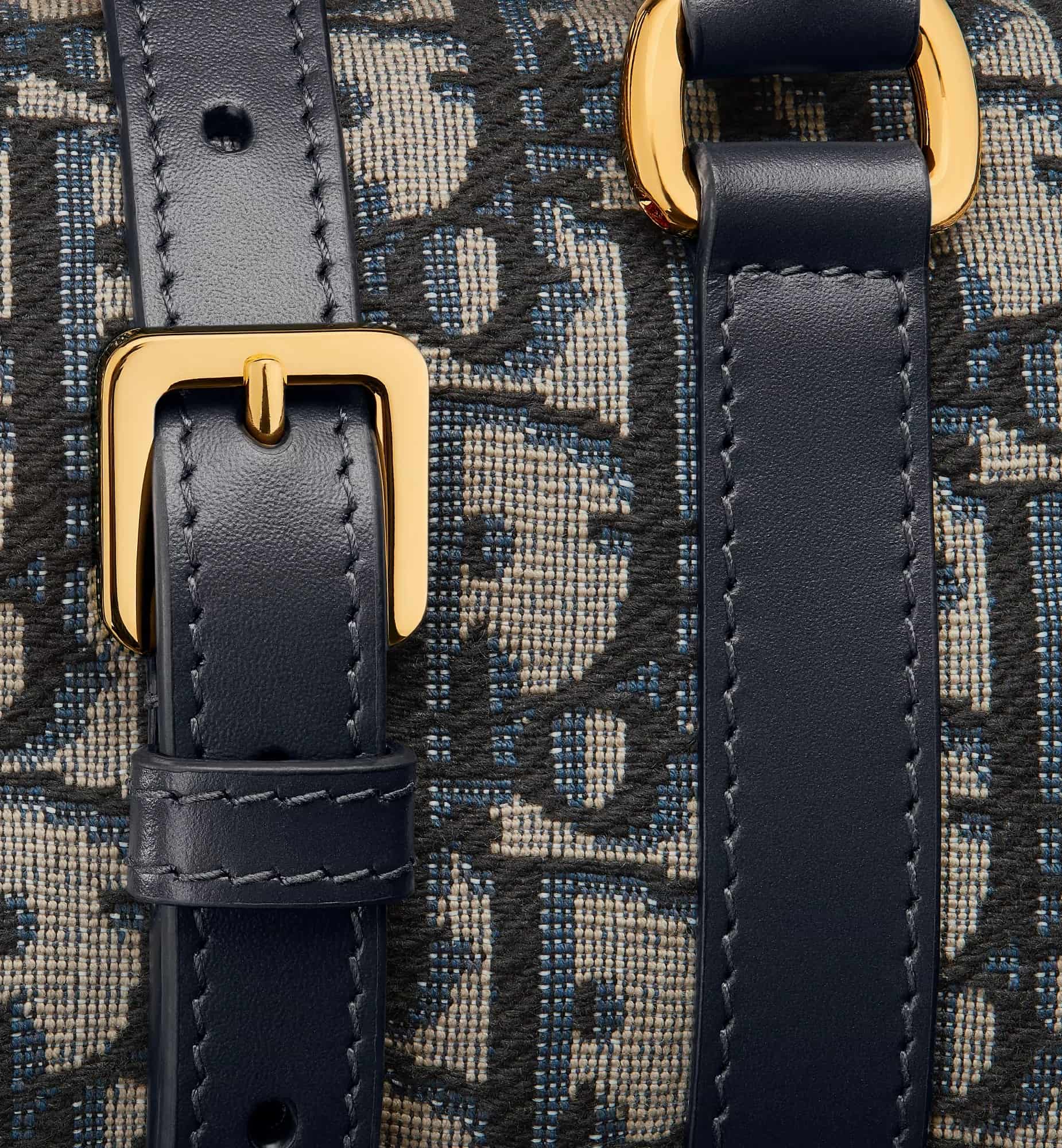 Túi xách Dior Nano Groove 17 Bag Blue Dior Oblique Jacquard 6
