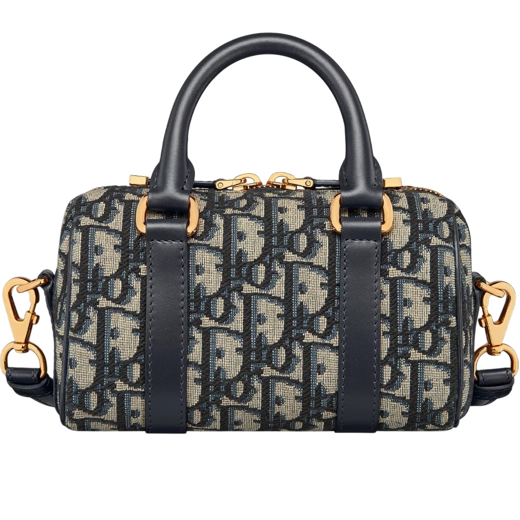 Túi xách Dior Nano Groove 17 Bag Blue Dior Oblique Jacquard 7