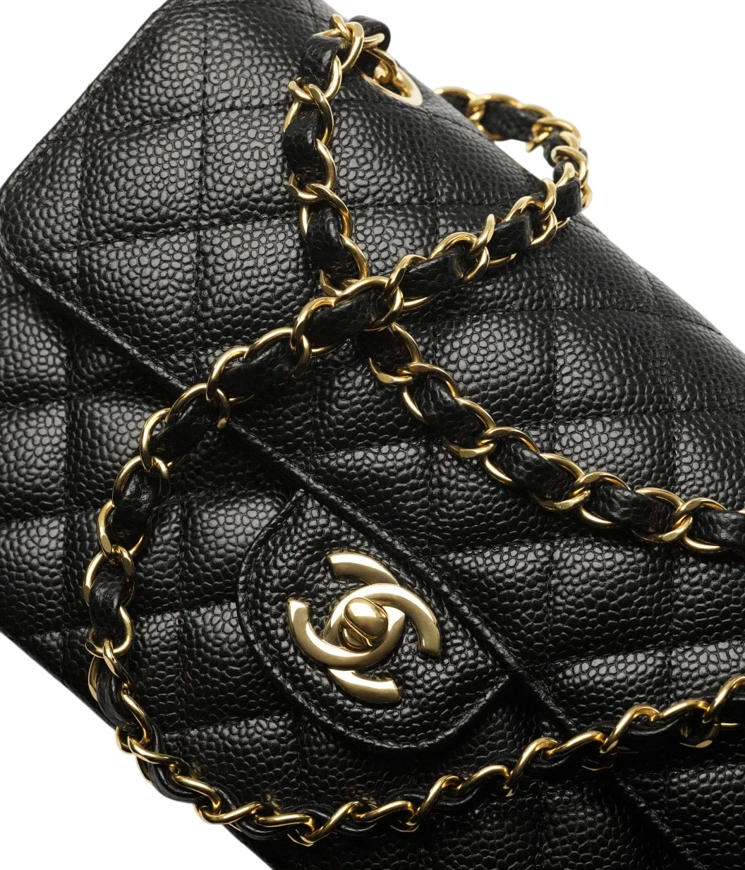 Túi đeo chéo nữ Chanel Classic Black Size 23 4