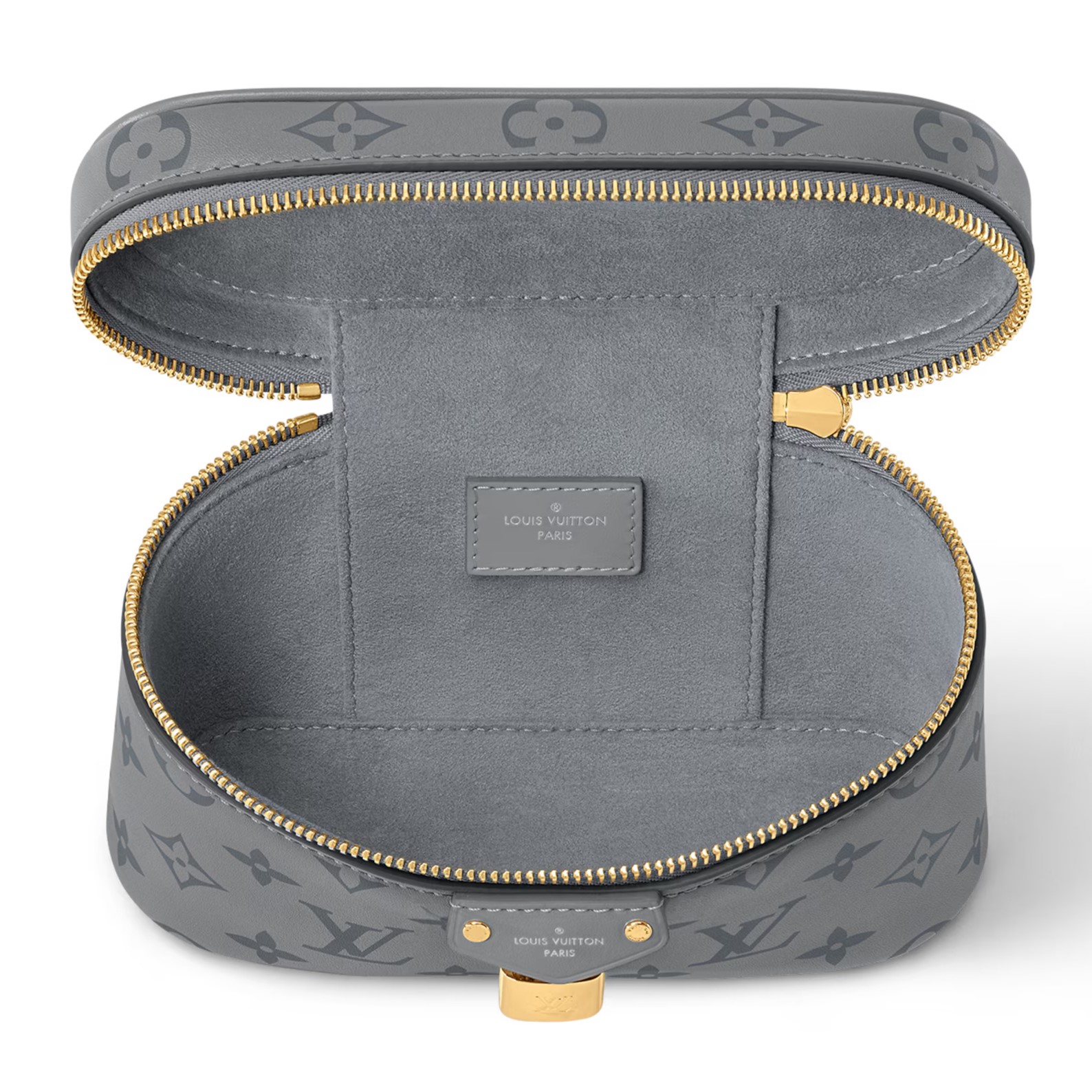 Túi đeo chéo Louis Vuitton Vanity Chain Pouch Trianon Grey 1
