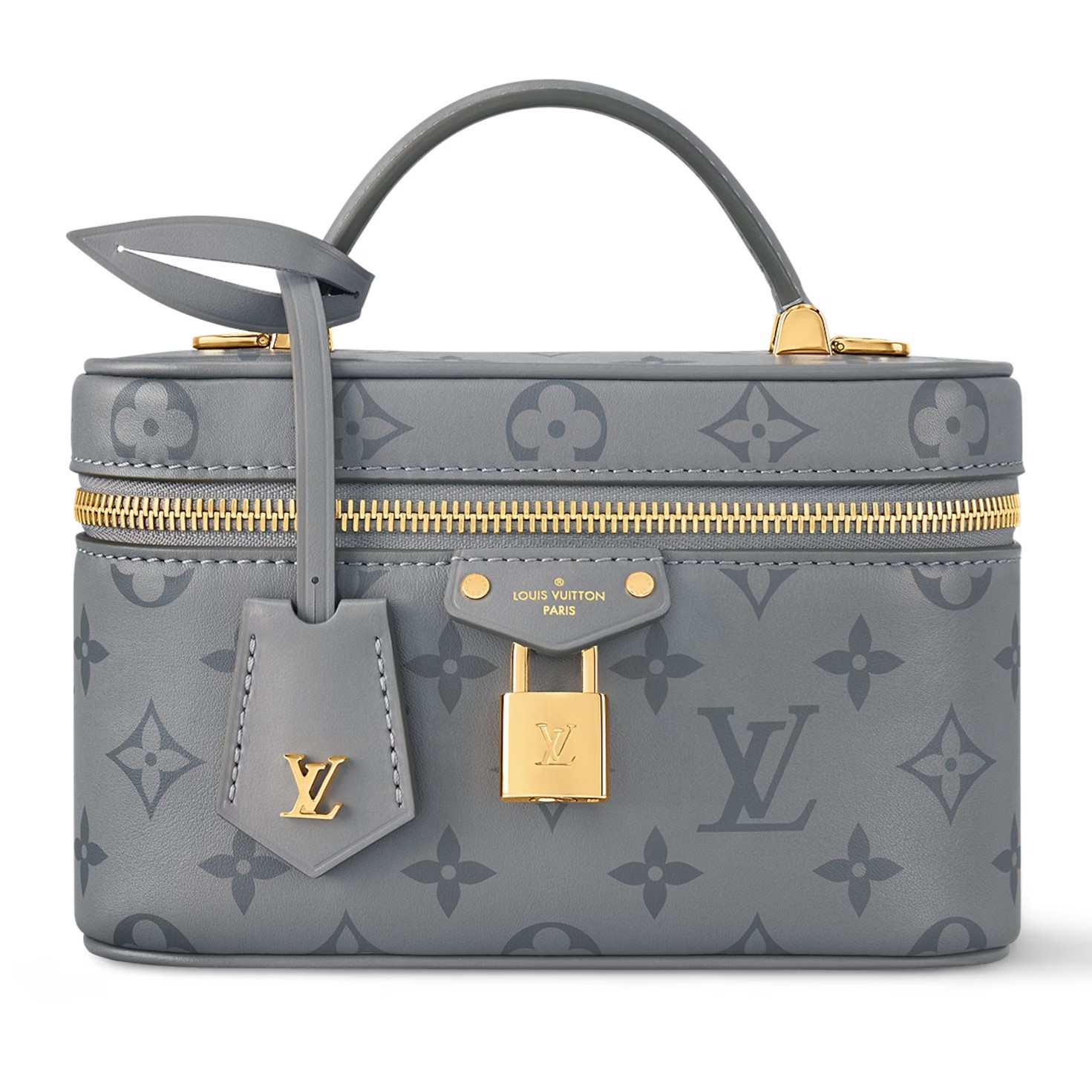 Túi đeo chéo Louis Vuitton Vanity Chain Pouch Trianon Grey 3