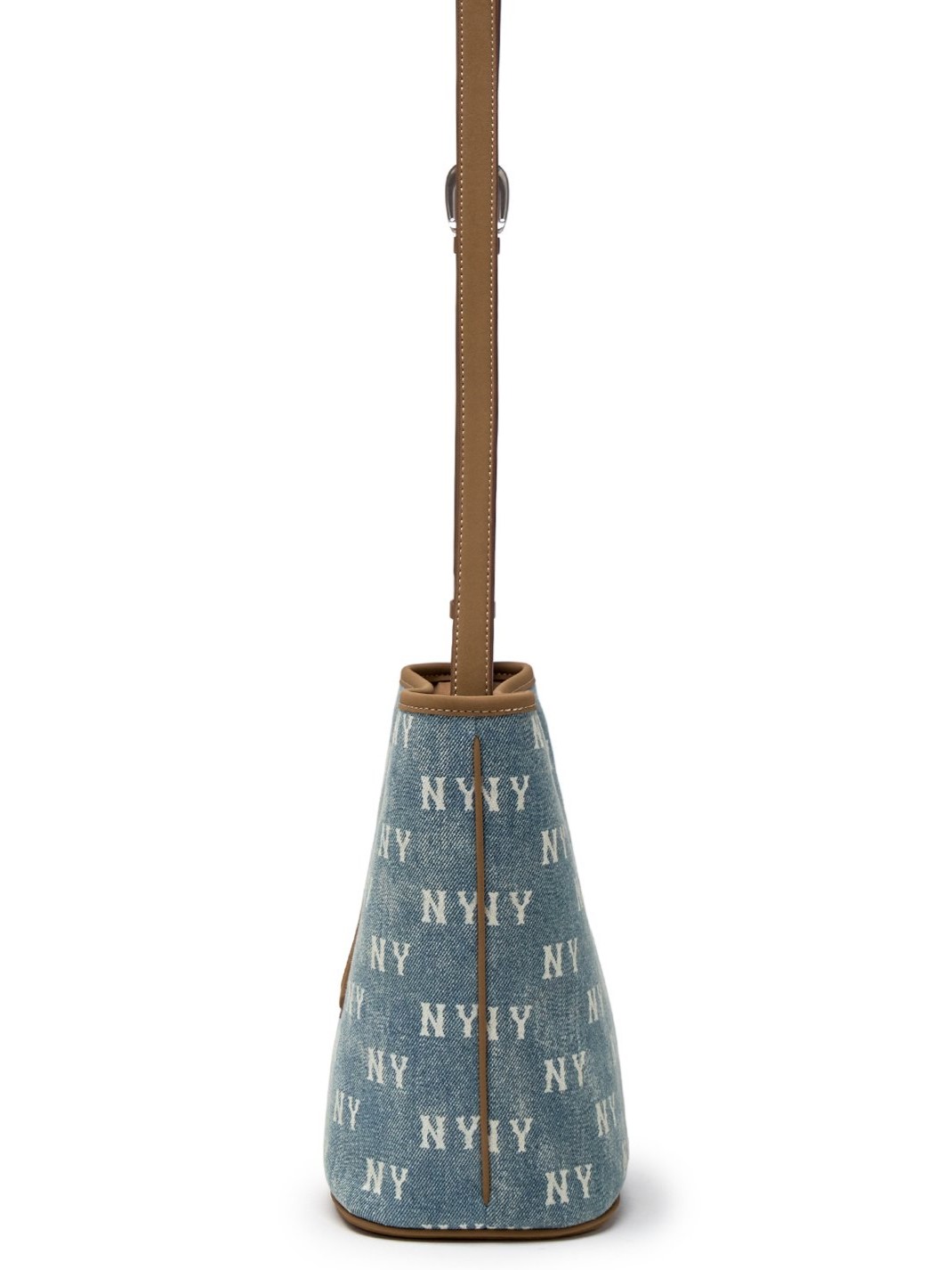 Túi Đeo Chéo nữ MLB Classic Monogram Vintage Denim Bucket Bag New York Yankees Blue 3ABMMV65N-50BLL 2