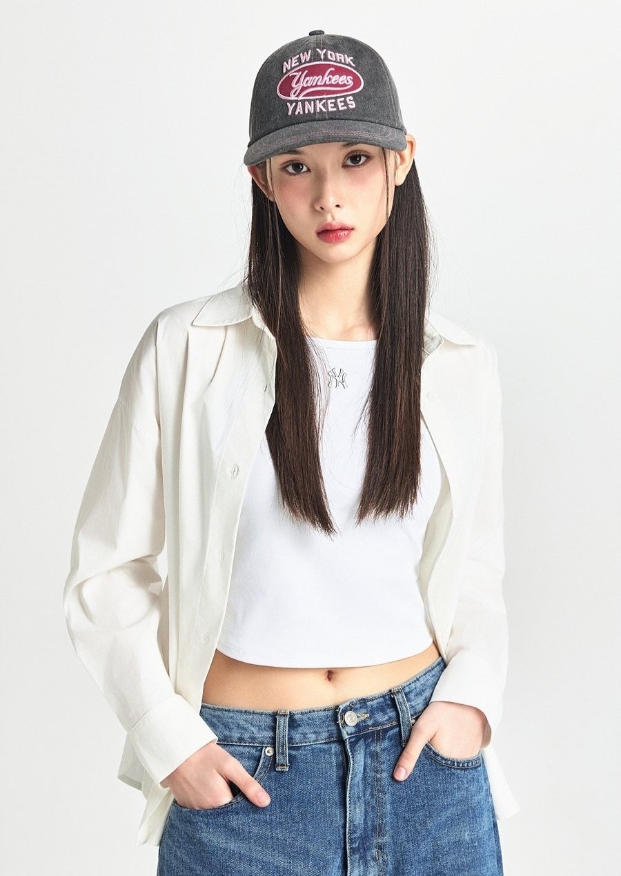 Nón kết MLB Varsity Vintage Oval Stitch Cursive Unstructured Ball Cap New York Yankees 3ACPV055N-50CGS 9