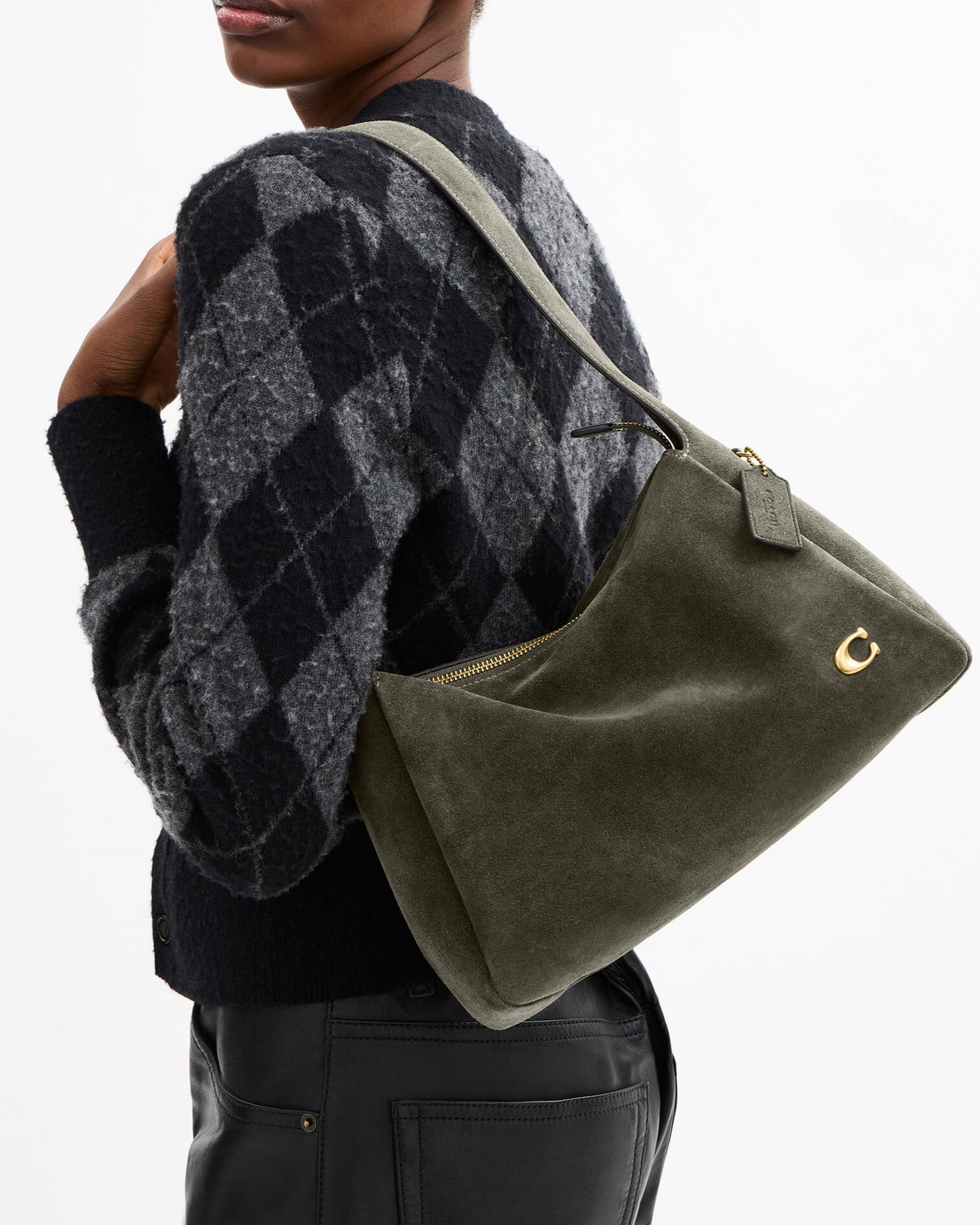 Túi xách Coach Lola Shoulder Bag Green CCC48 5
