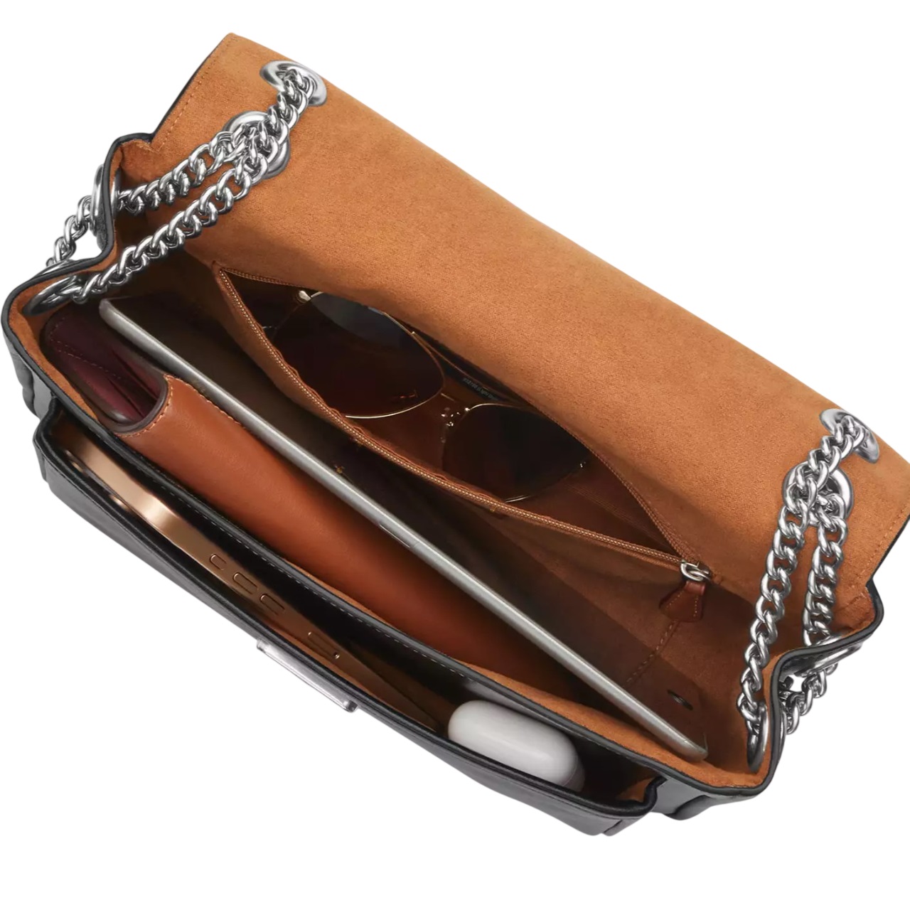 Túi đeo chéo nữ Coach Elodie Crossbody Bag Black CCF0 4