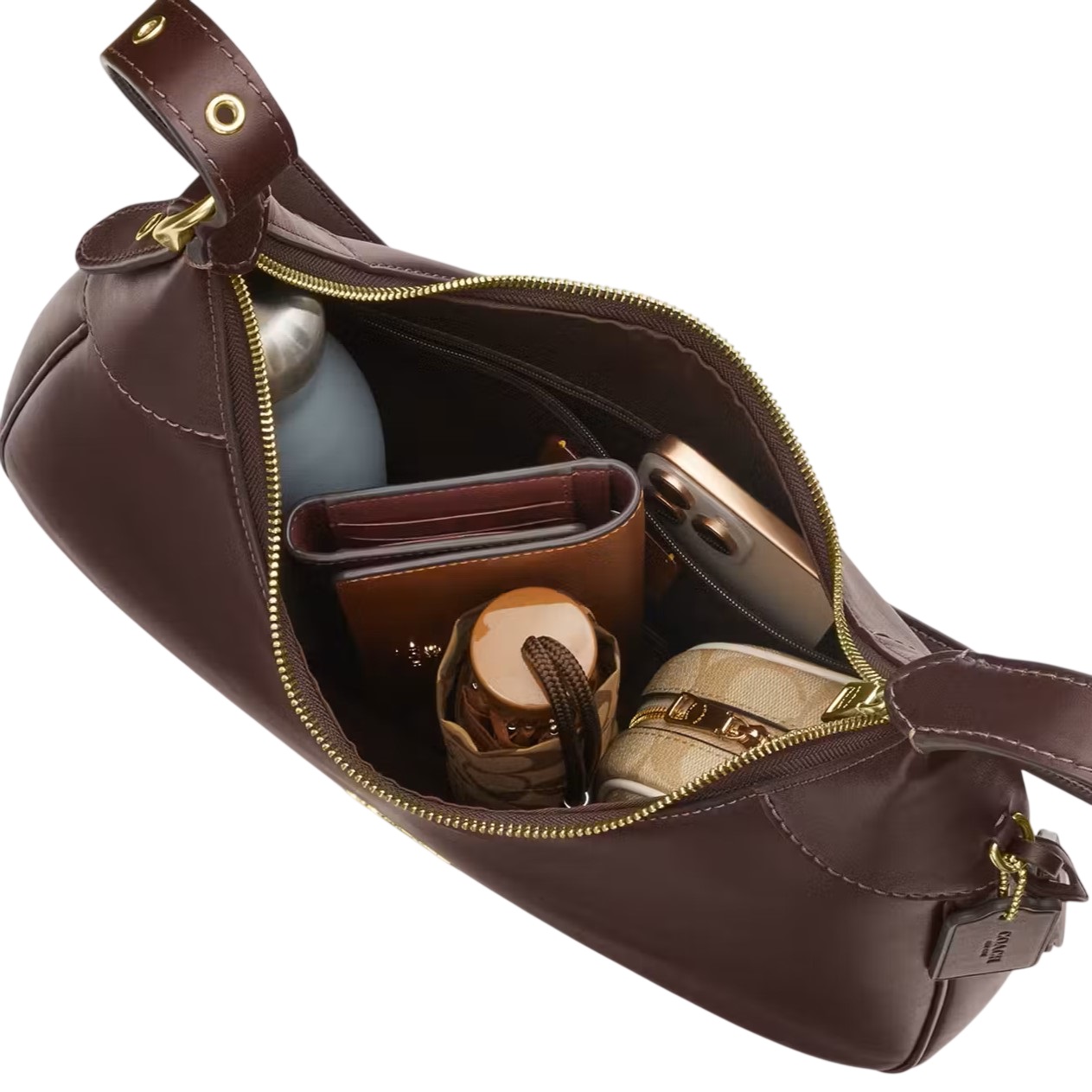 Túi đeo nữ Coach Ella Shoulder Bag Espresso CCE48 2