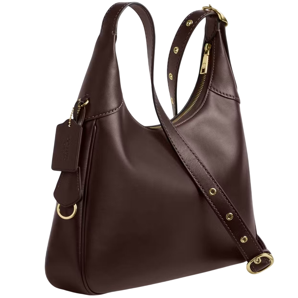 Túi đeo nữ Coach Ella Shoulder Bag Espresso CCE48 8