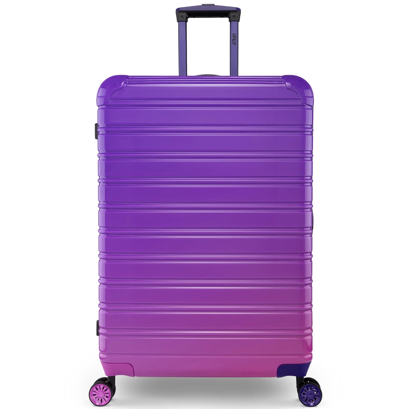 VALI MÀU TÍM LOANG DU LỊCH IFLY FIBERTECH OMBRE HARDSIDE LUGGAGE IN MIDNIGHT BERRY 15