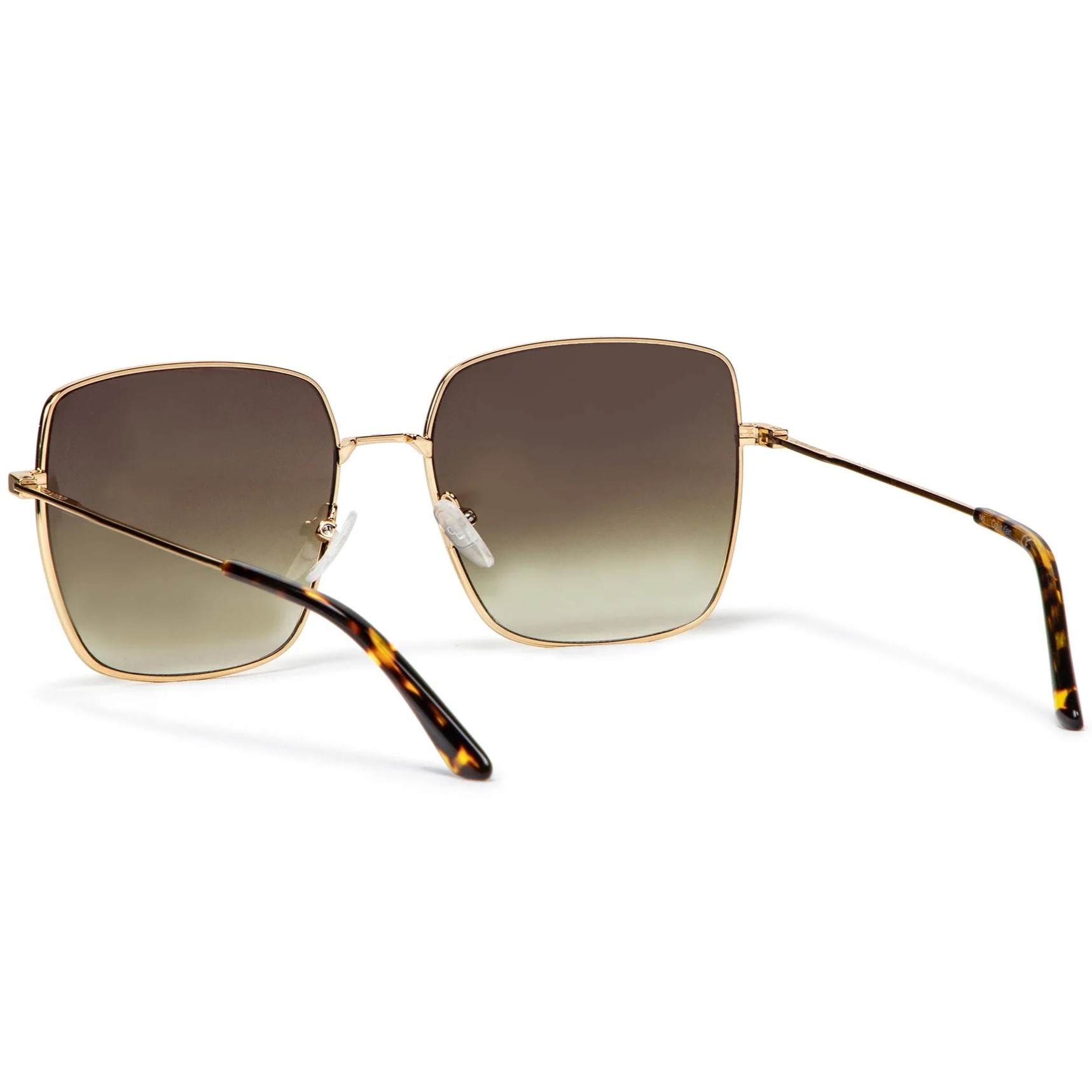 KÍNH MÁT VUÔNG MÀU NÂU TRÀ CALVIN KLEIN LUNETTES DE SOLEIL CK20135S SHINY GOLD 7