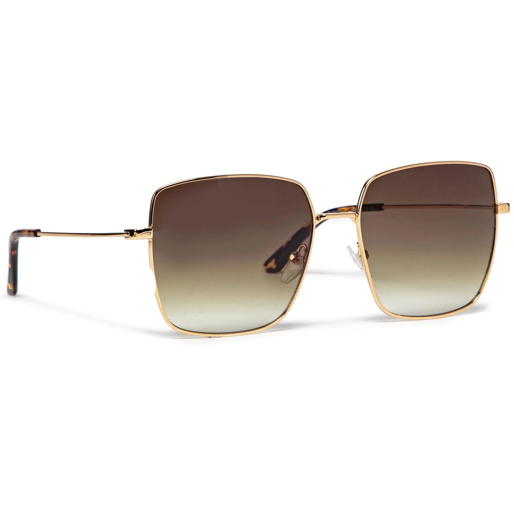KÍNH MÁT VUÔNG MÀU NÂU TRÀ CALVIN KLEIN LUNETTES DE SOLEIL CK20135S SHINY GOLD 8