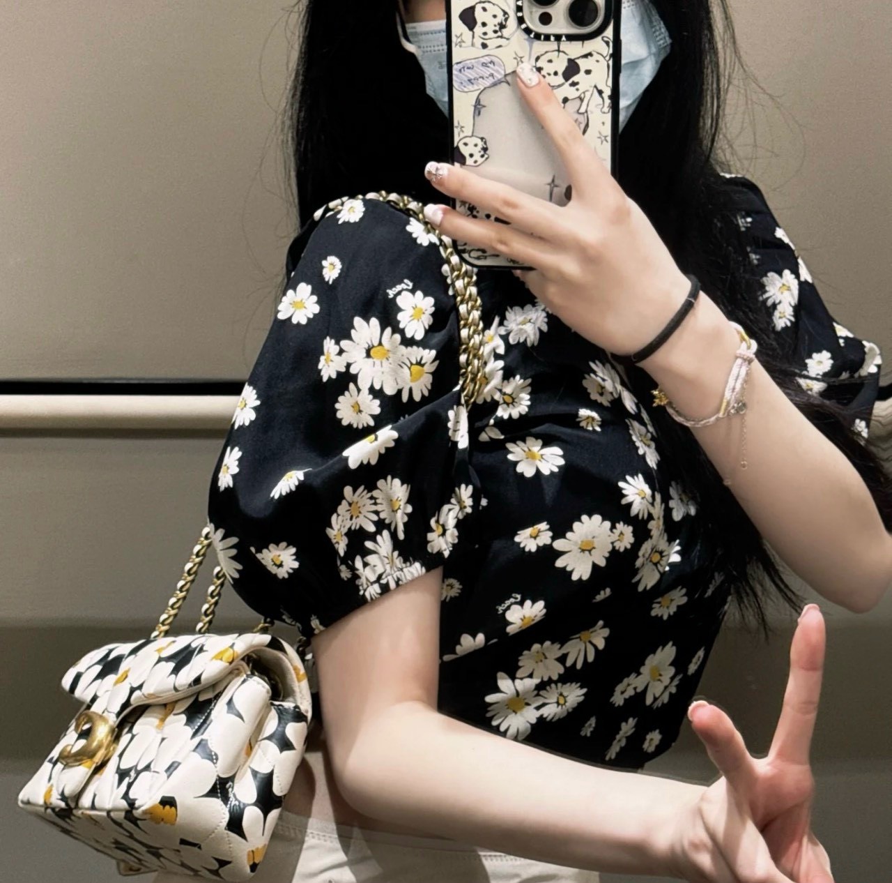 TÚI COACH TABBY SHOULDER BAG 20 WITH QUILTING AND FLORAL PRINT CR702 6