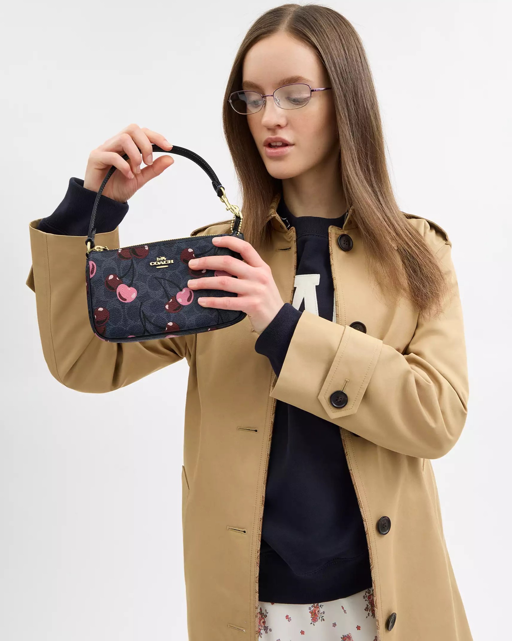 Túi nữ Coach Nolita 19 In Signature Canvas With Cherry Print CZ011 9
