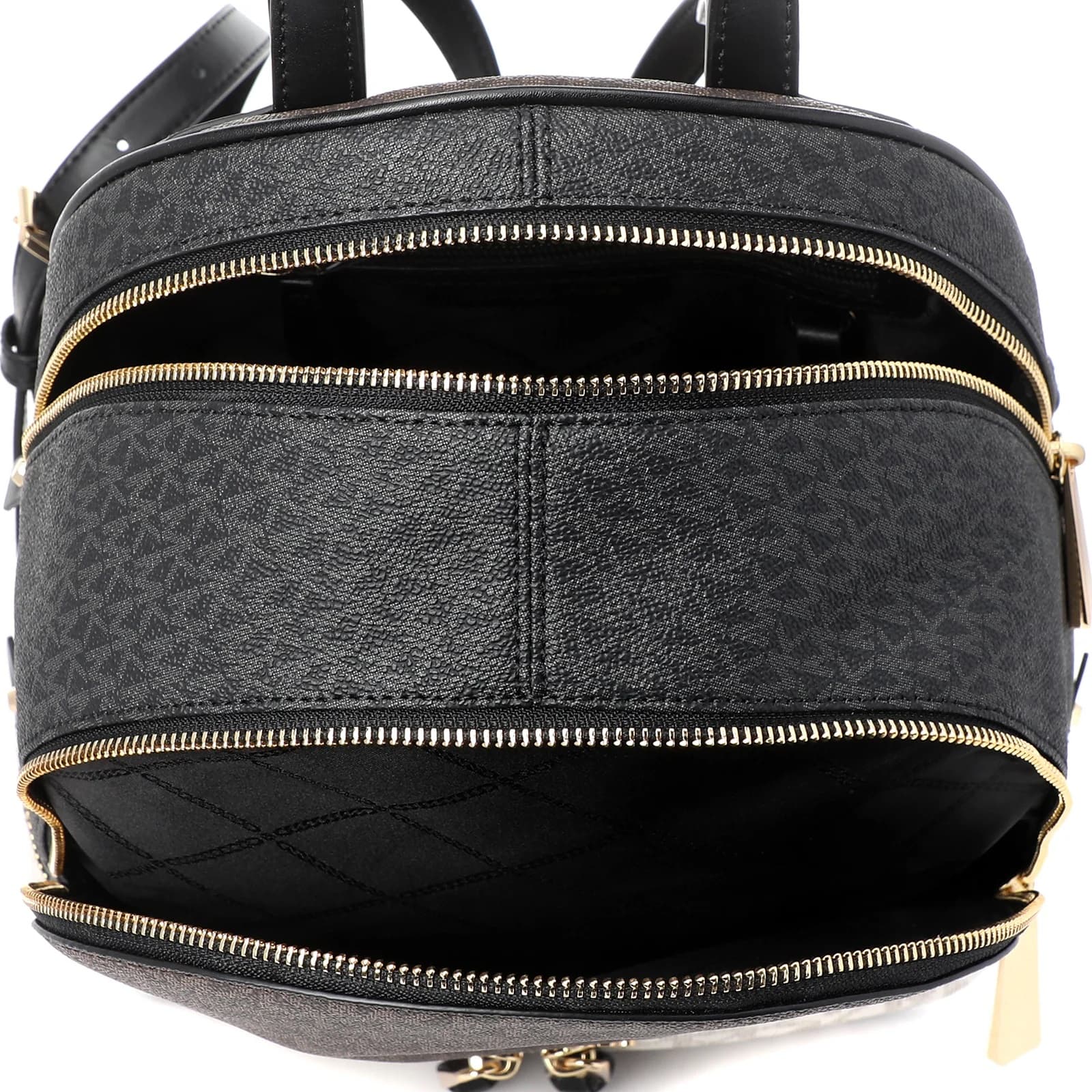 Ba lô Michael Kors Rhea Medium Color-block Logo Backpack in Musk Multi 4