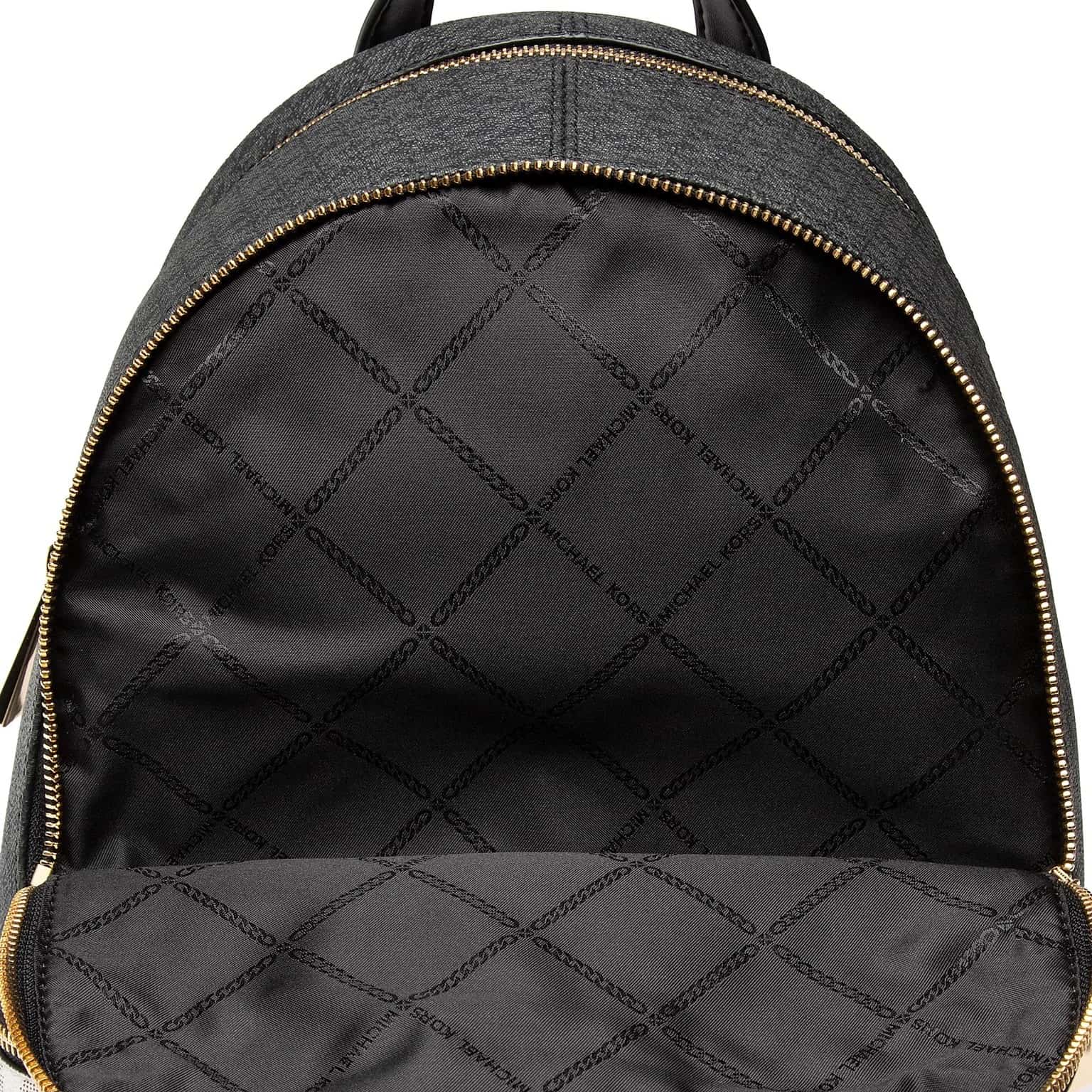Ba lô Michael Kors Rhea Medium Color-block Logo Backpack in Musk Multi 7