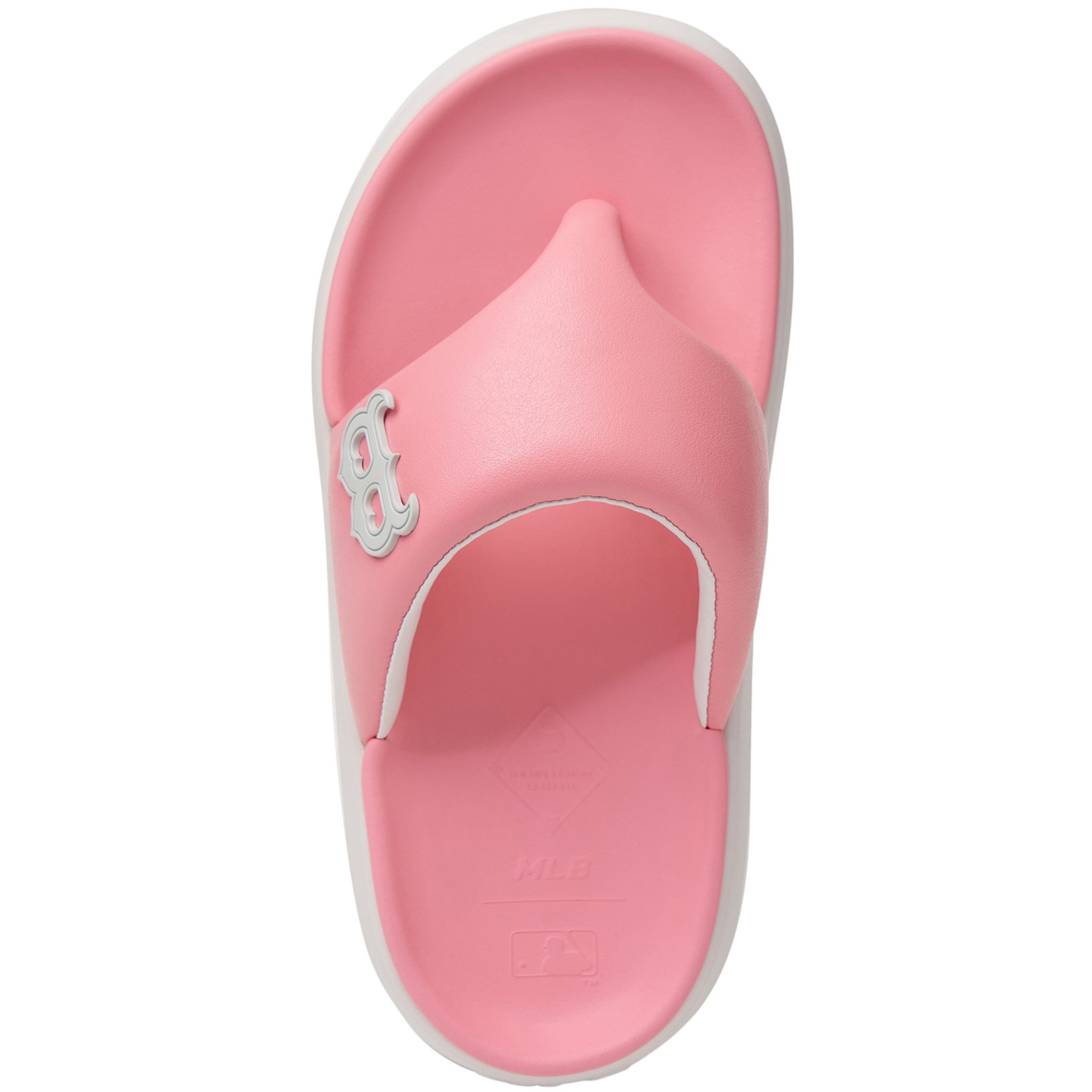 DÉP LÀO NỮ MLB BASE FLIP-FLOP BOSTON RED SOX 3ALPBFL43-43PKS MÀU HỒNG 6
