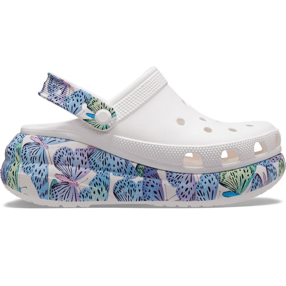 DÉP ĐẾ CAO CROCS CLASSIC CRUSH BUTTERFLY CLOGS 2