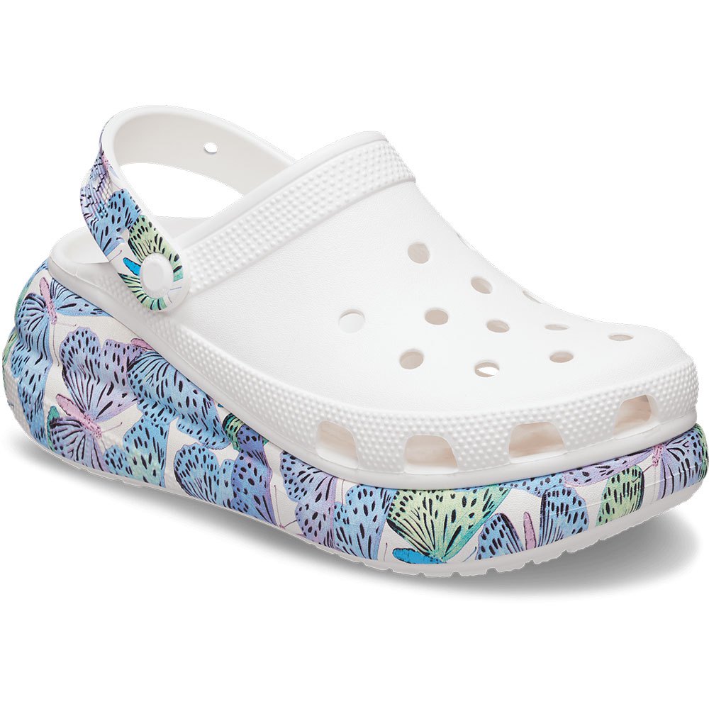 DÉP ĐẾ CAO CROCS CLASSIC CRUSH BUTTERFLY CLOGS 8