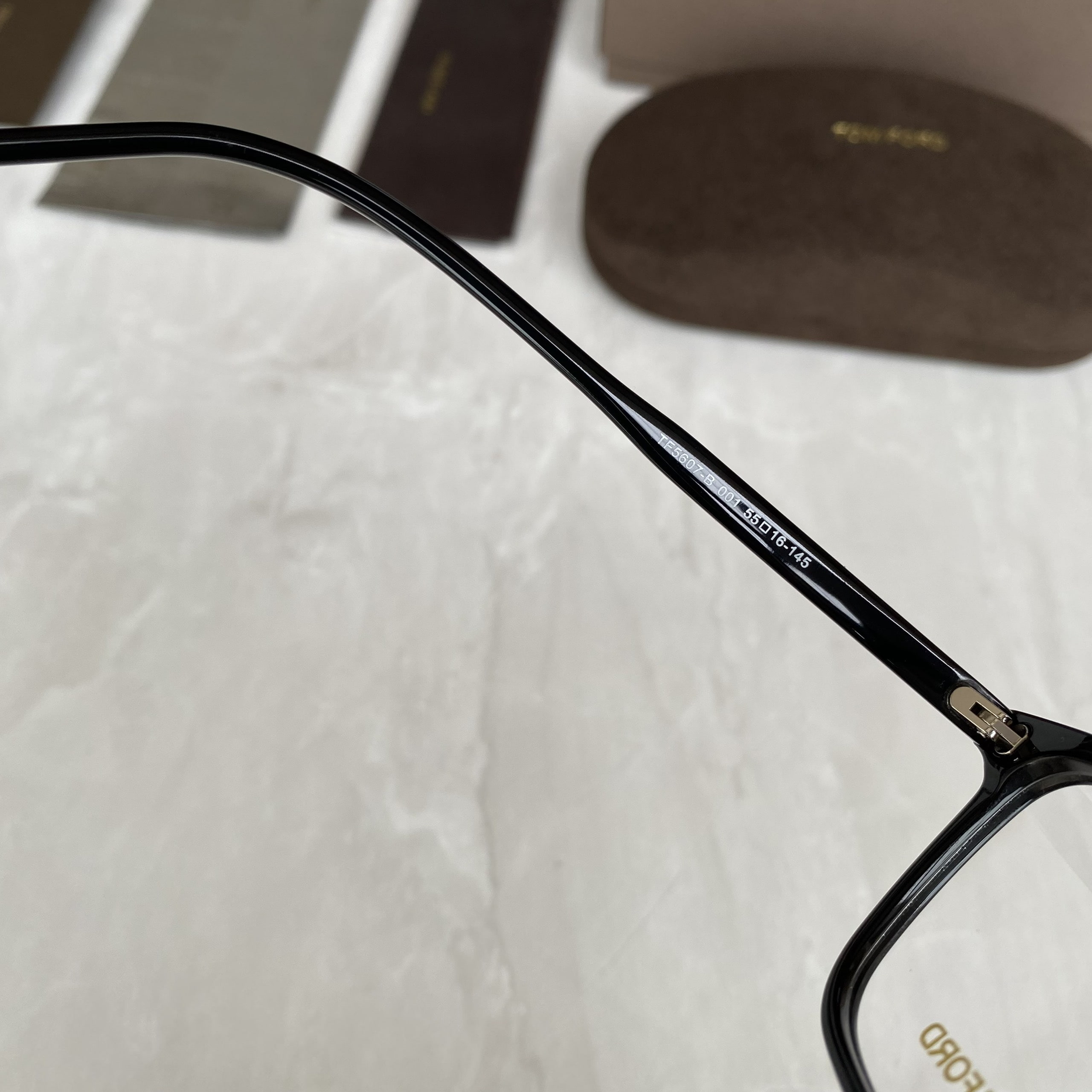 KÍNH GIẢ CẬN TOM FORD RECTANGLE SHAPE PREMIUM ACETATE EYEGLASSES TF5607 6