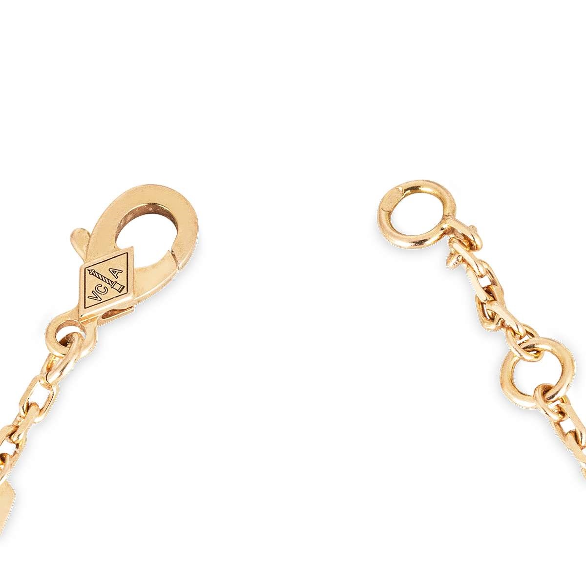 Vòng tay nữ bọ rùa Van Cleef Arpels Lucky Spring Bracelet Closed Wings Ladybug Rose Gold Carnelian VCARP7R000 4