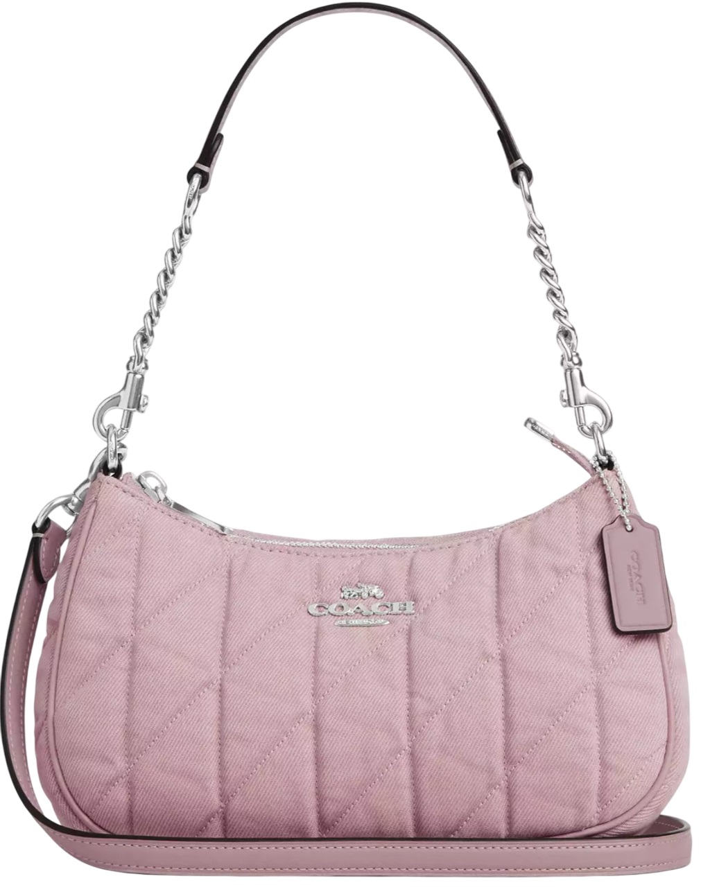 Túi đeo chéo Coach Teri Shoulder Bag Ballerina Carnation CBG86 8