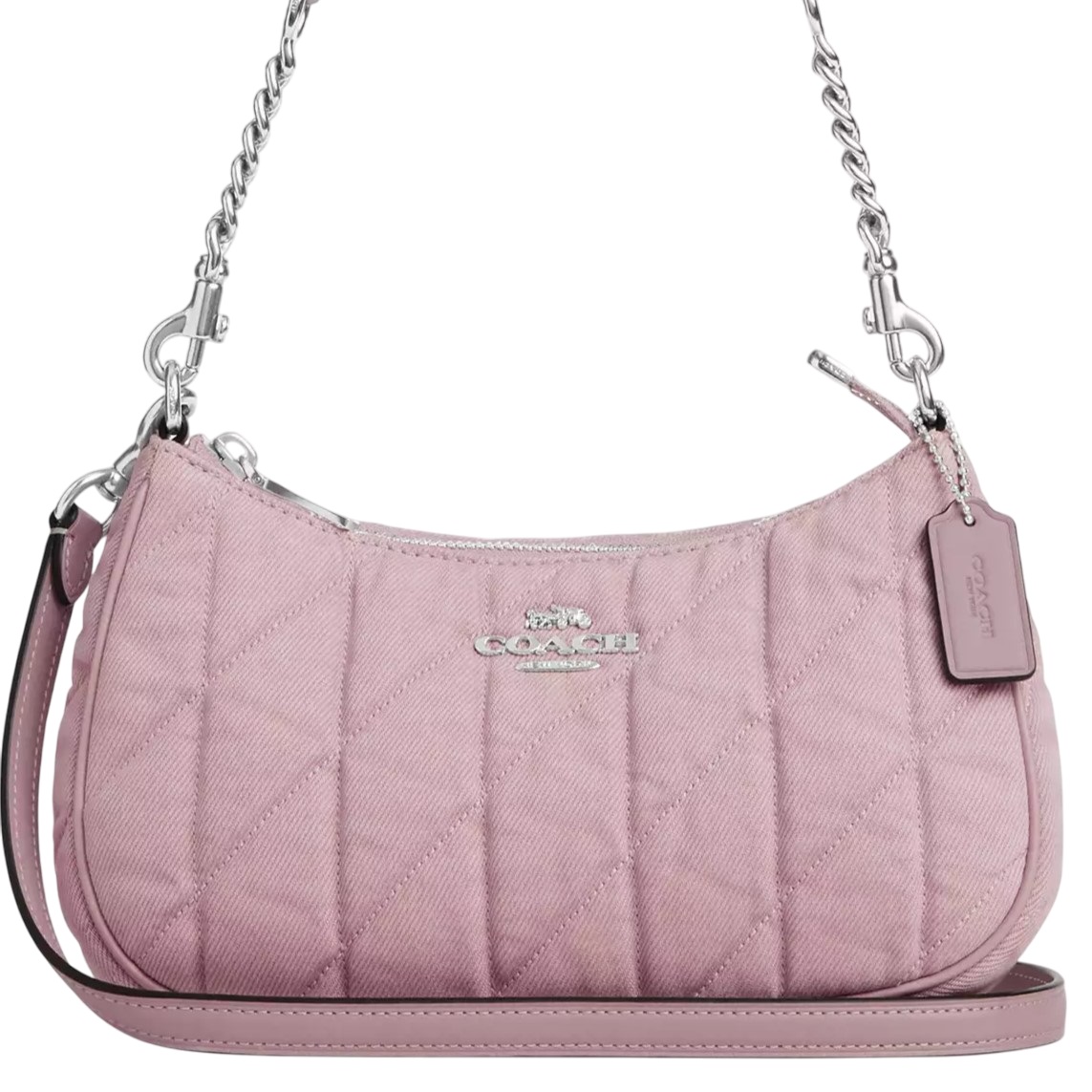 Túi đeo chéo Coach Teri Shoulder Bag Ballerina Carnation CBG86 9