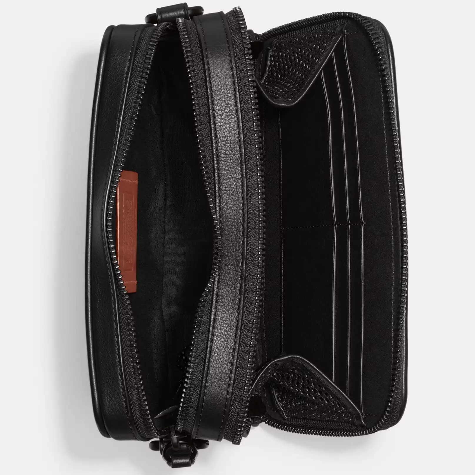 Túi đeo chéo Coach Nam Charter Crossbody Signature Jacquard CC069 6