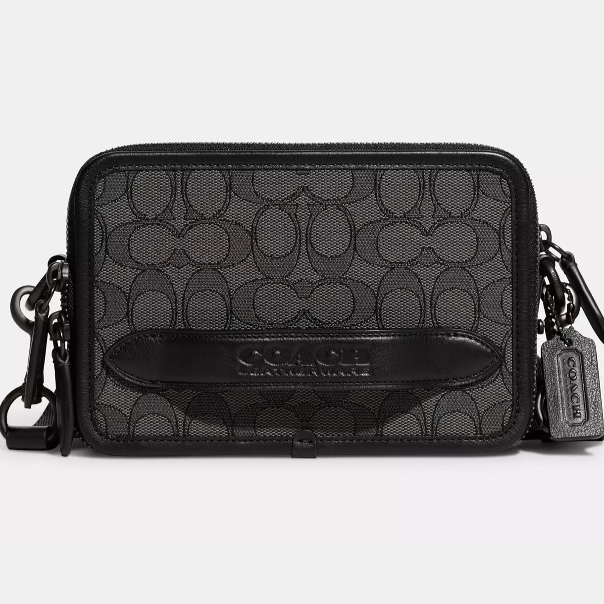 Túi đeo chéo Coach Nam Charter Crossbody Signature Jacquard CC069 3