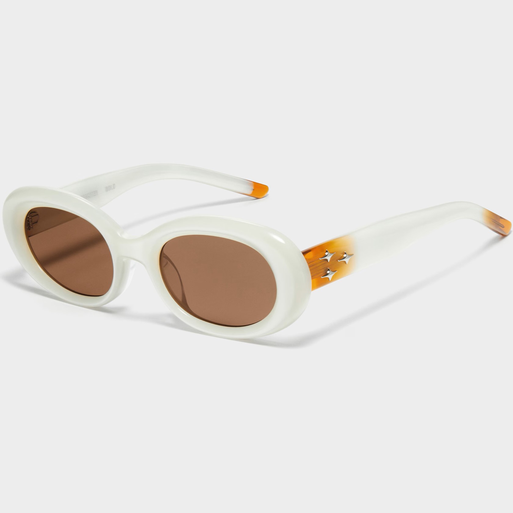Kính râm Gentle Monster Eve WC6 Brown Lenses Etc And Orange Acetate Frame 1