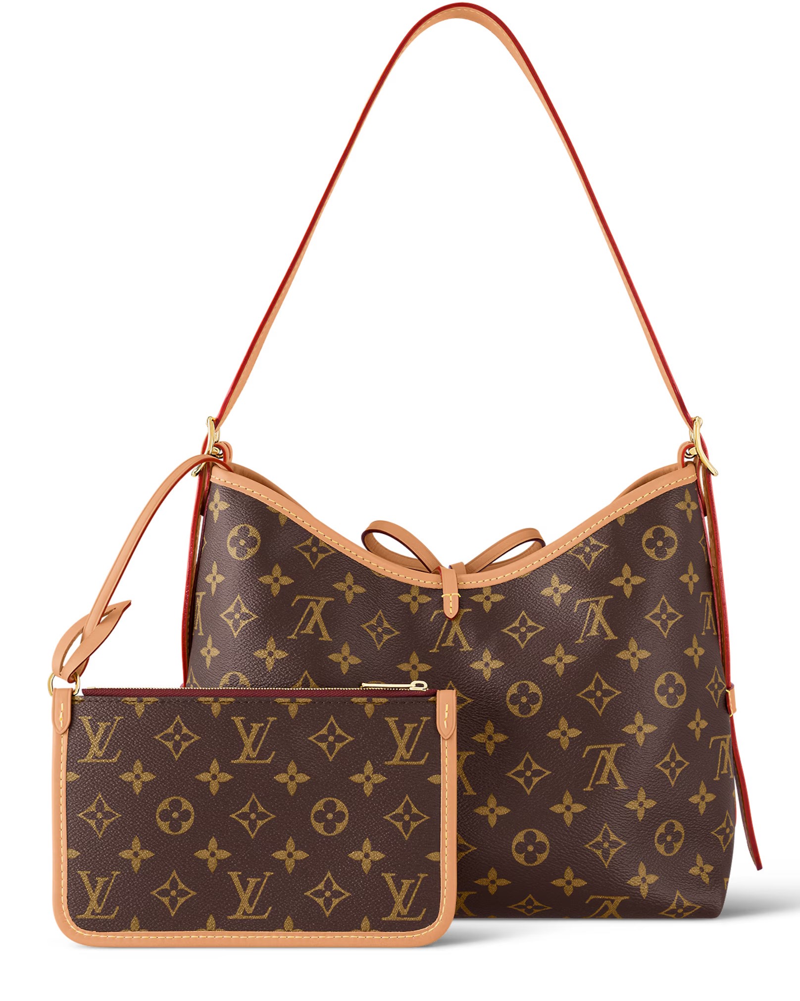 Túi tote nữ kèm ví Louis Vuitton CarryAll PM Monogram Canvas M46203 2