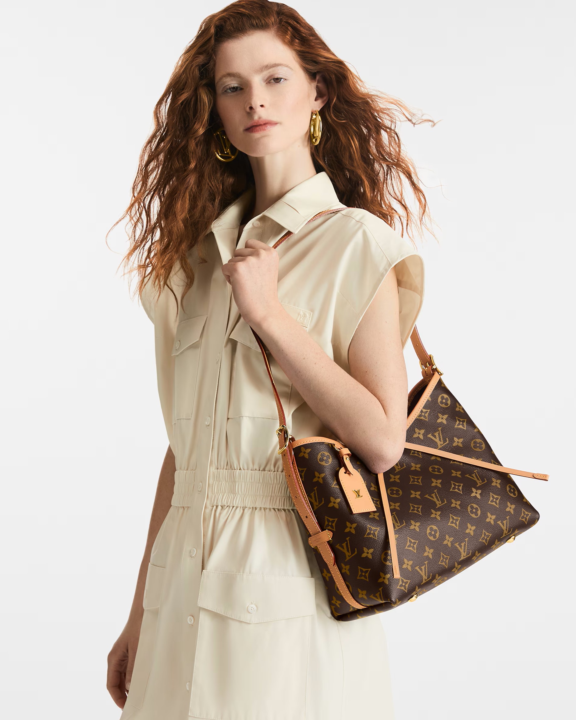 Túi tote nữ kèm ví Louis Vuitton CarryAll PM Monogram Canvas M46203 10