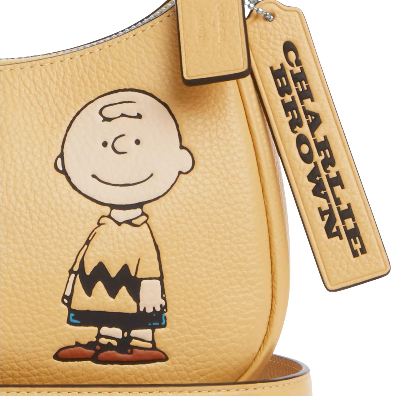 Túi kẹp nách Coach X Peanuts Teri Shoulder Bag With Charlie Brown Hay Multi CBJ83 5