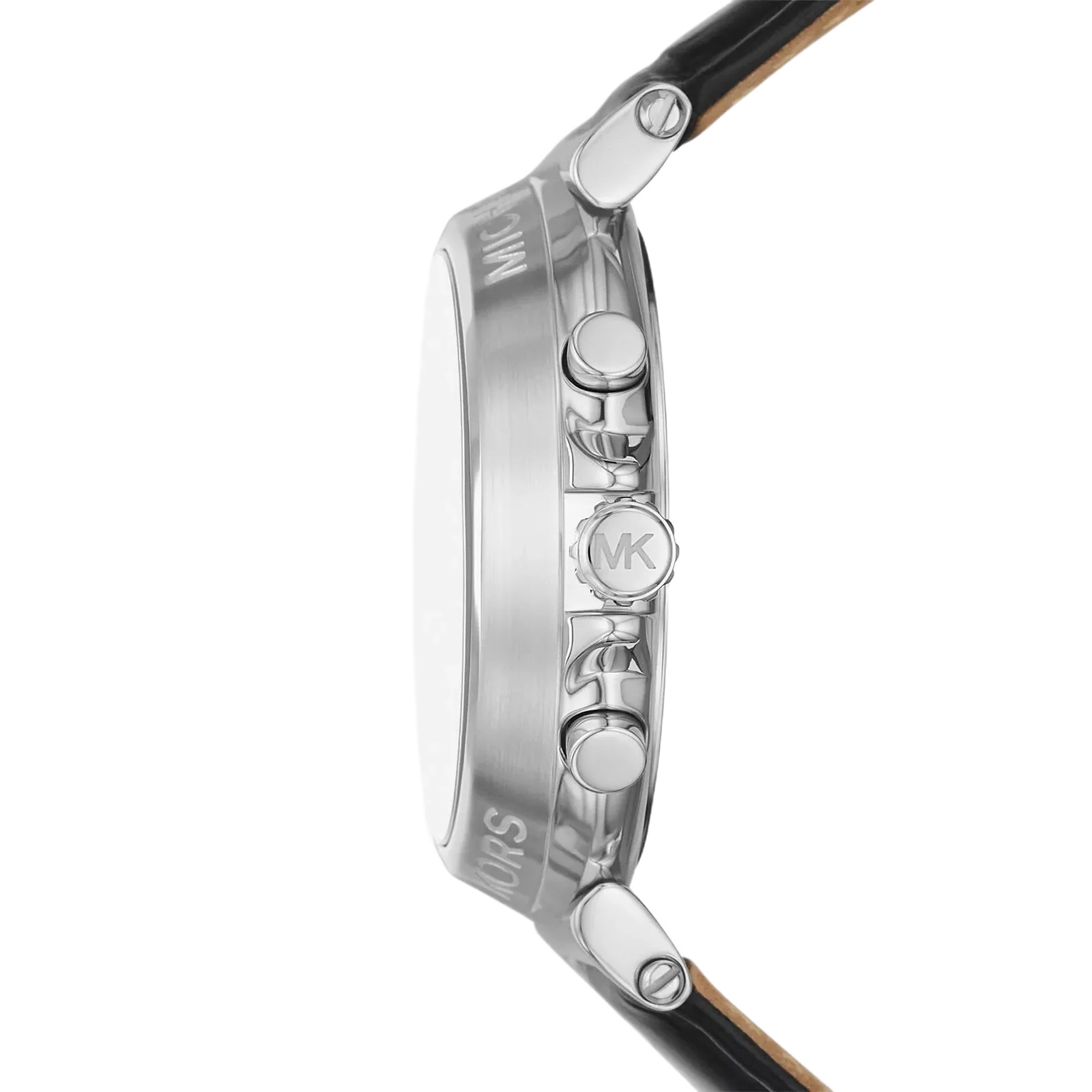 Đồng hồ đeo tay nữ Michael Kors Maren Silver-Tone and Crocodile Embossed Leather MK7499 10