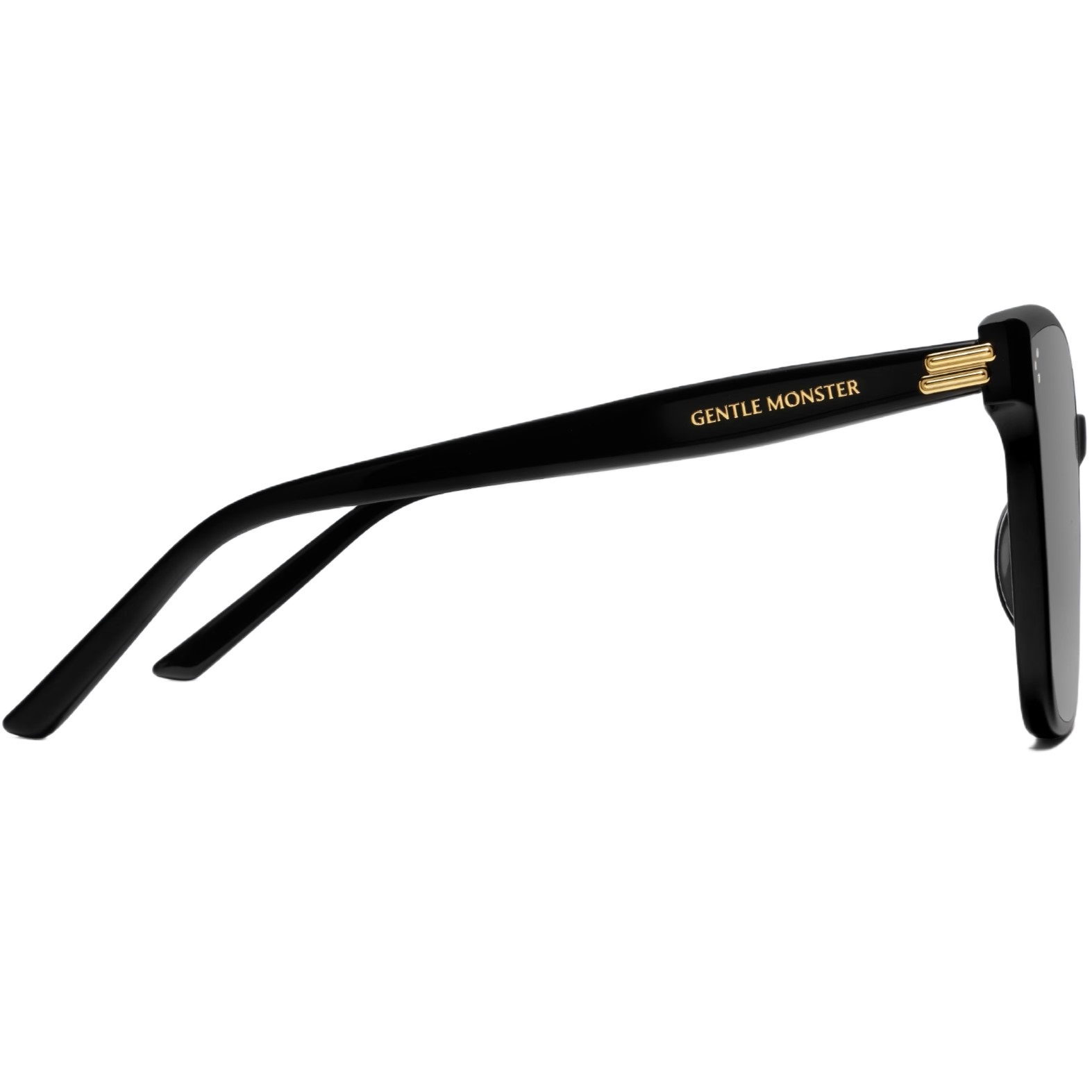 Mắt kính Gentle Monster New Her 01 Classic Square Sunglasses With a Black Acetate Frame 1