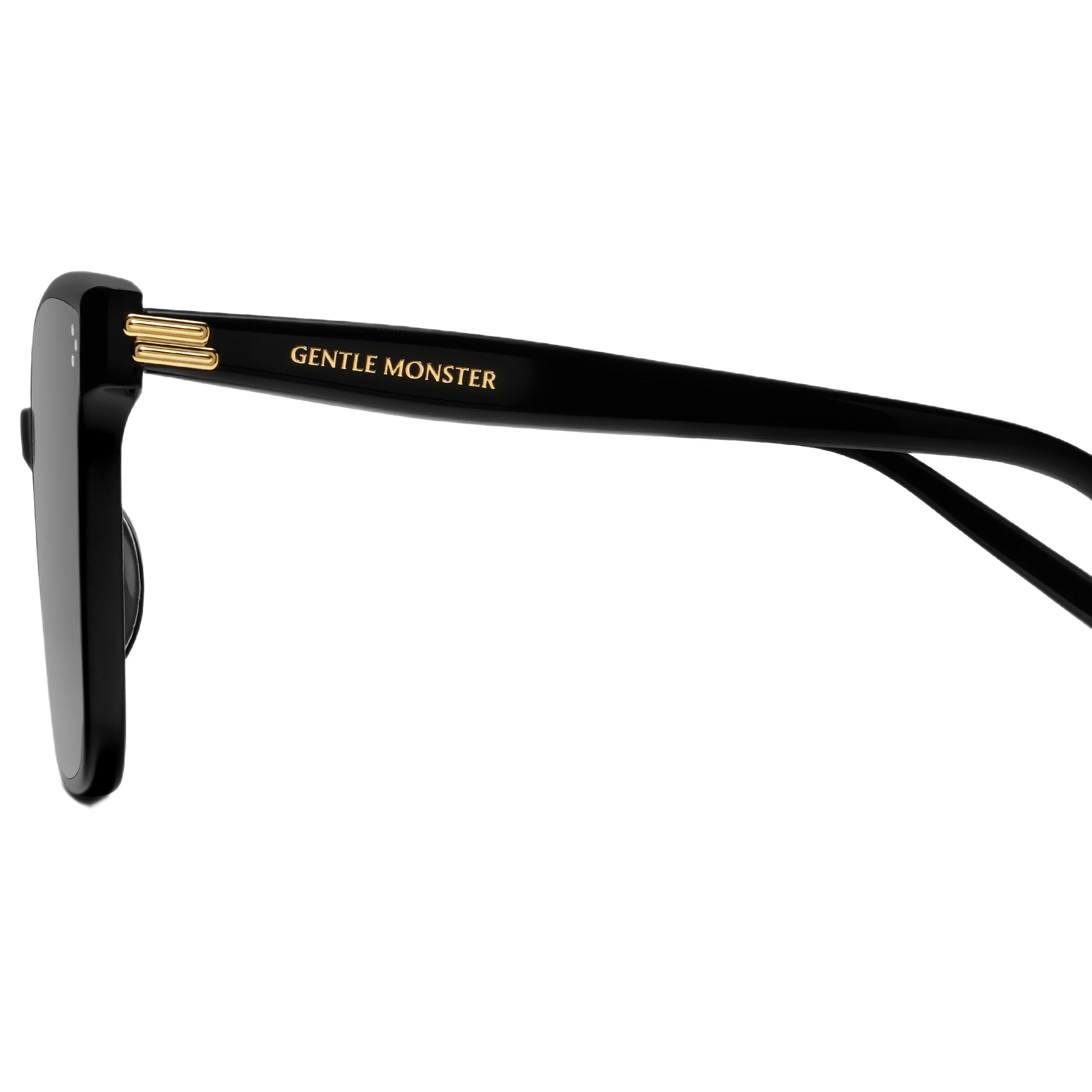 Mắt kính Gentle Monster New Her 01 Classic Square Sunglasses With a Black Acetate Frame 2