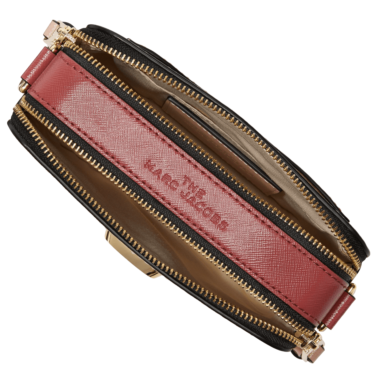 Túi đeo vai nữ Marc Jacobs màu hồng chính hãng The Snapshot New Rose Multi Camera Bag 6