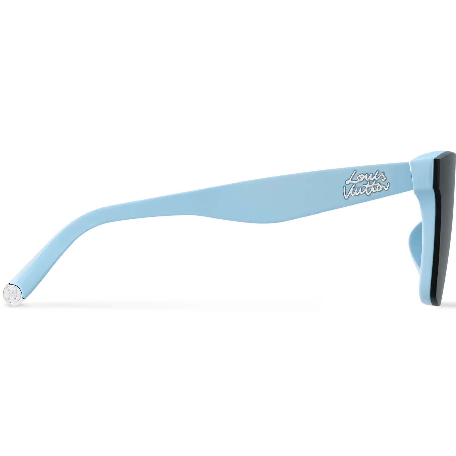Kính mát LV Script Square Sunglasses Blue 3