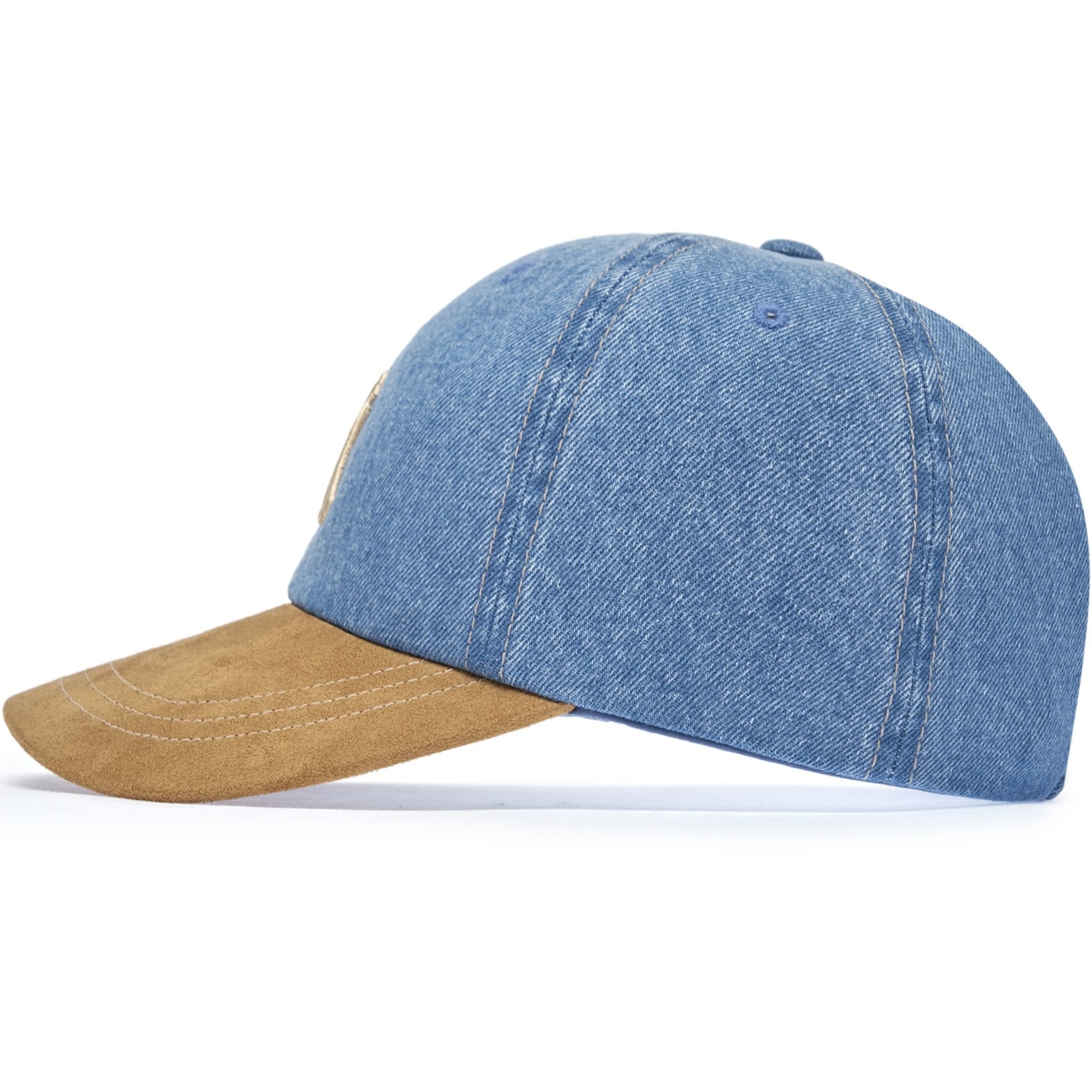 Nón kết bóng chày MLB New York Yankees Denim Suede Touch Unstructured Ball Cap 3ACPB125N-50BGS 2