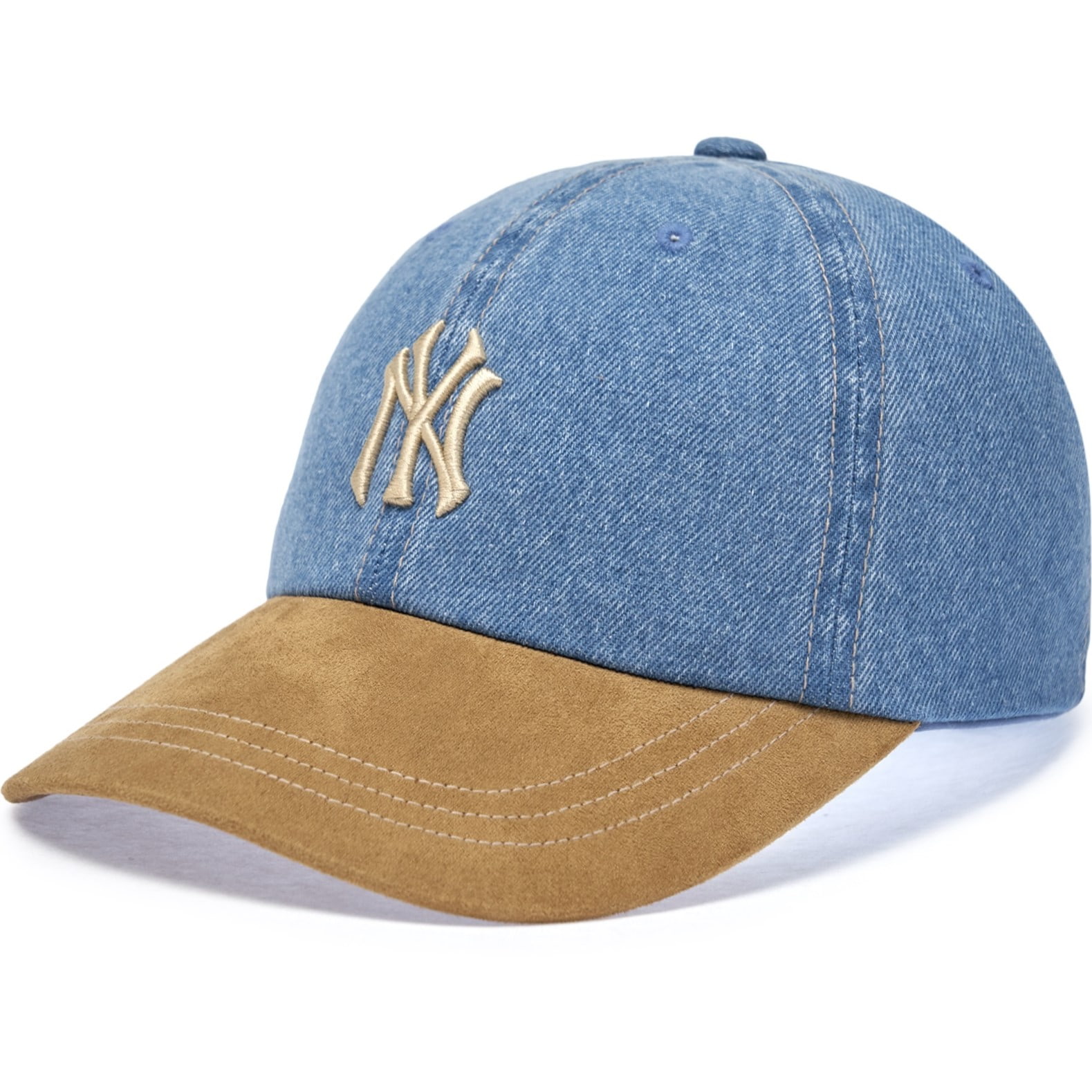 Nón kết bóng chày MLB New York Yankees Denim Suede Touch Unstructured Ball Cap 3ACPB125N-50BGS 8