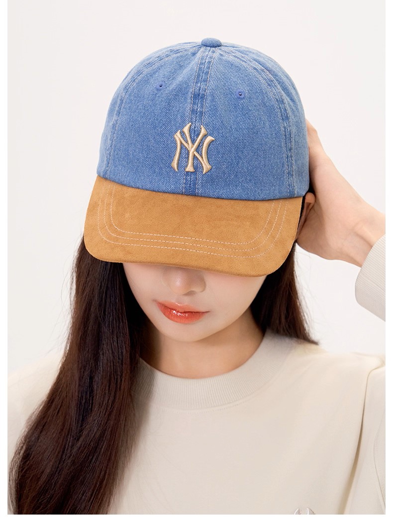 Nón kết bóng chày MLB New York Yankees Denim Suede Touch Unstructured Ball Cap 3ACPB125N-50BGS 9