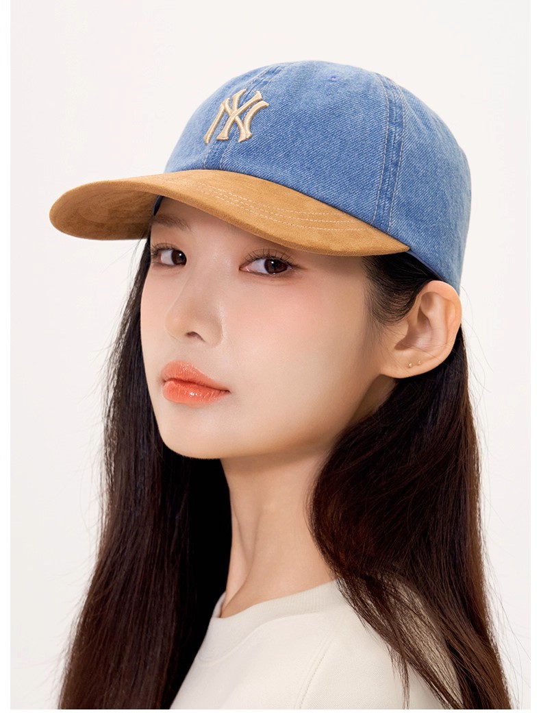 Nón kết bóng chày MLB New York Yankees Denim Suede Touch Unstructured Ball Cap 3ACPB125N-50BGS 7