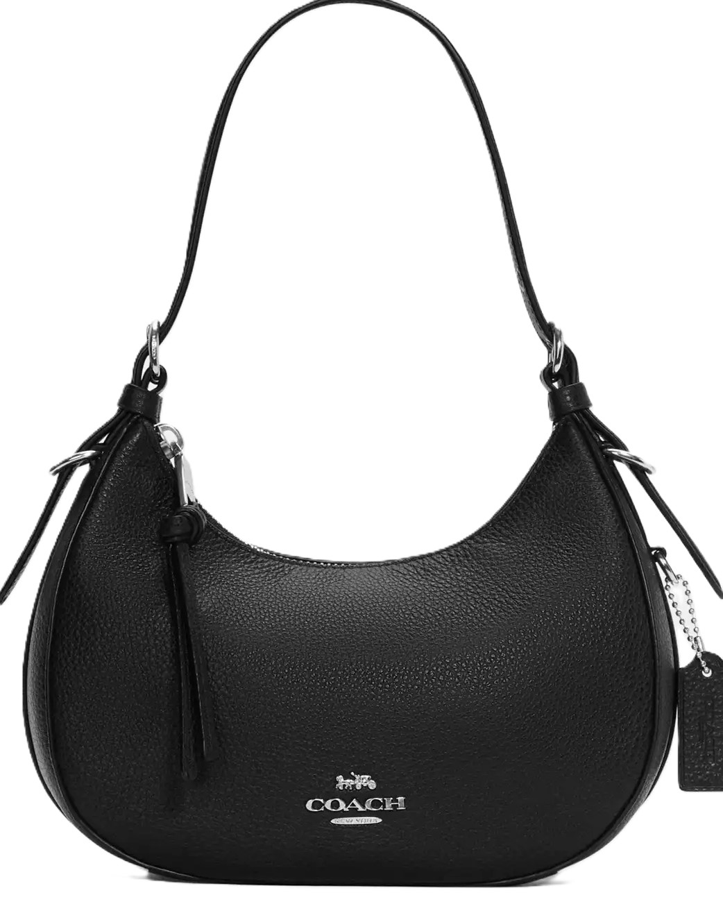Túi đeo chéo Coach nữ Kleo Hobo Black C6807 1