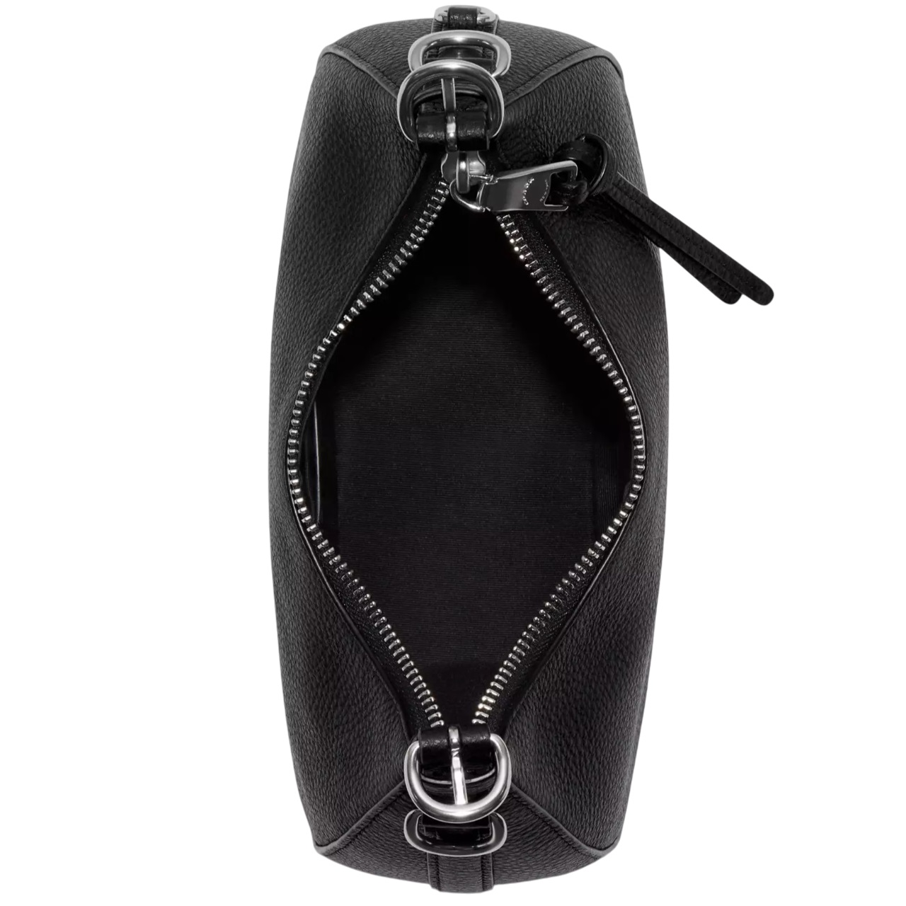 Túi đeo chéo Coach nữ Kleo Hobo Black C6807 2