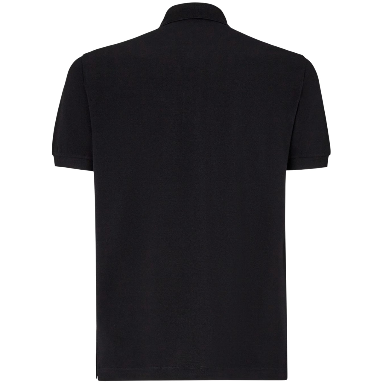 Áo thun nam polo tay ngắn Fendi Black Piqué Polo Shirt 3