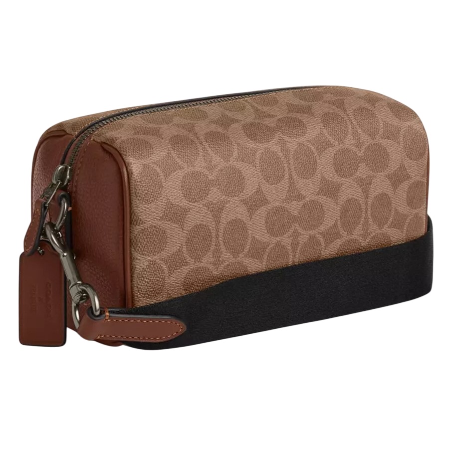 Túi đeo chéo Coach x Peanuts Axel Crossbody Bag Signature Canvas Patch CBS96 1