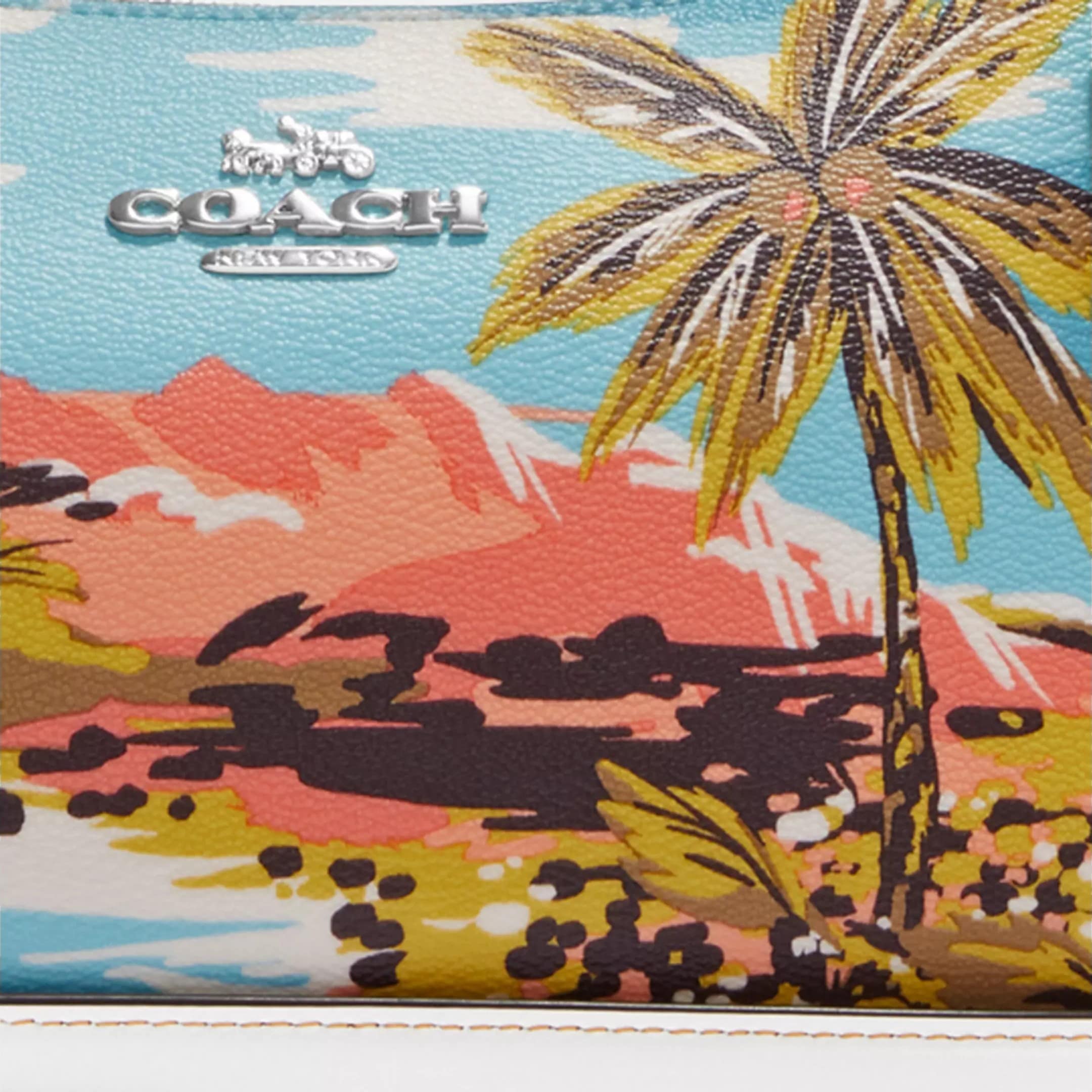 Túi xách Coach Teri Shoulder Bag With Hawaiian Print CJ598 1